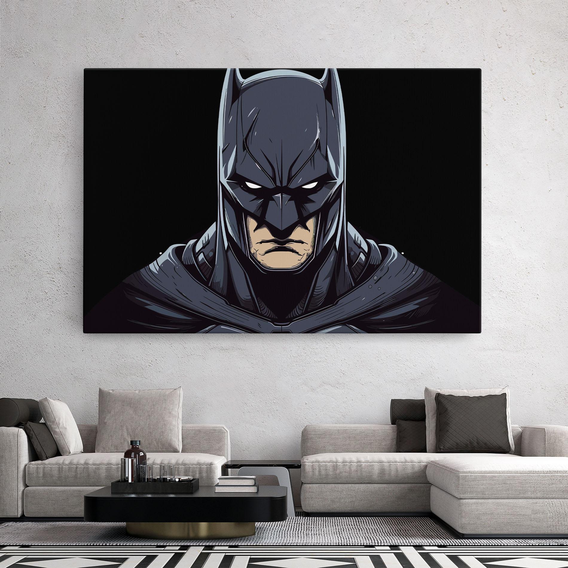 Tablou Canvas Batman Face mockup 2