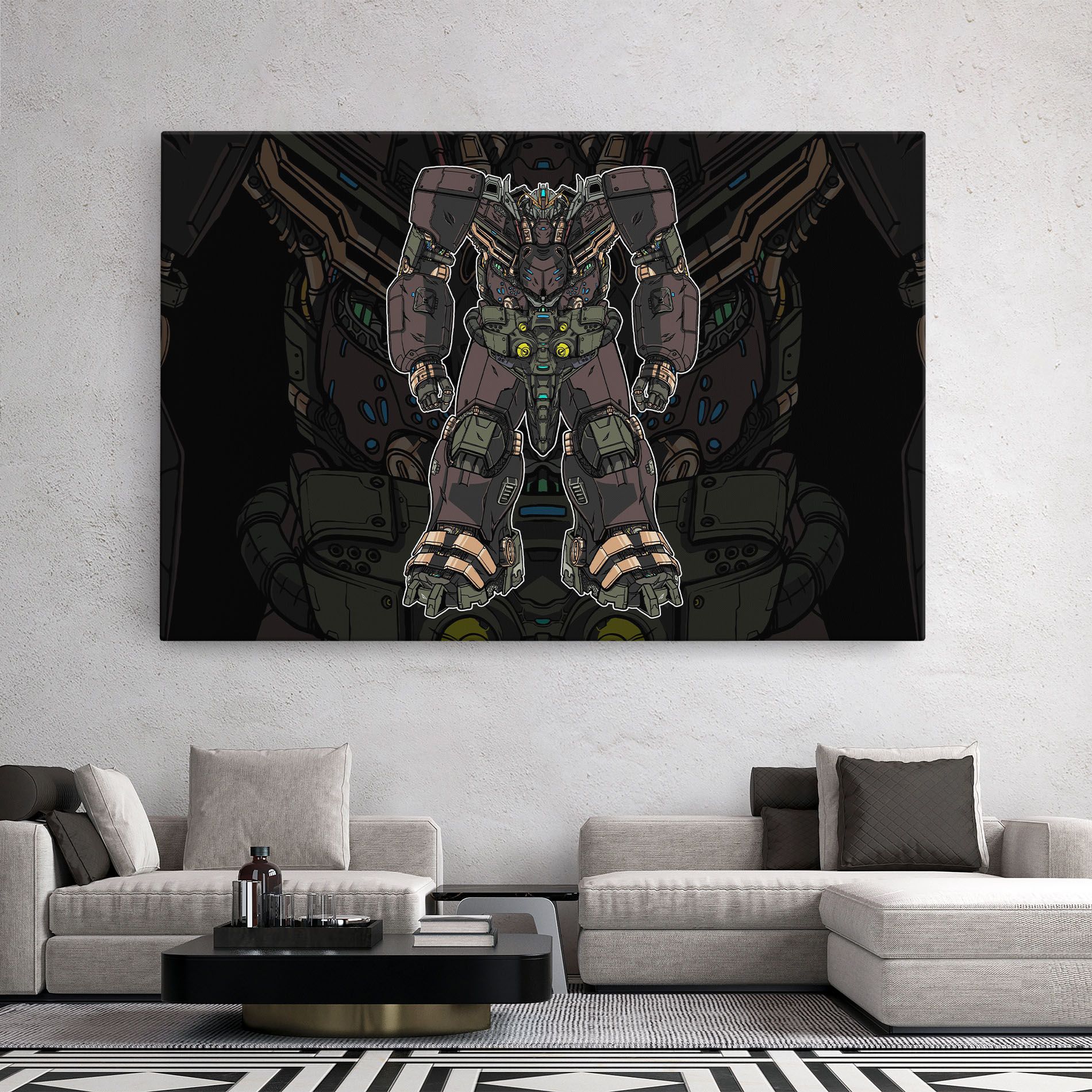 Brown Grey Robot mockup 2