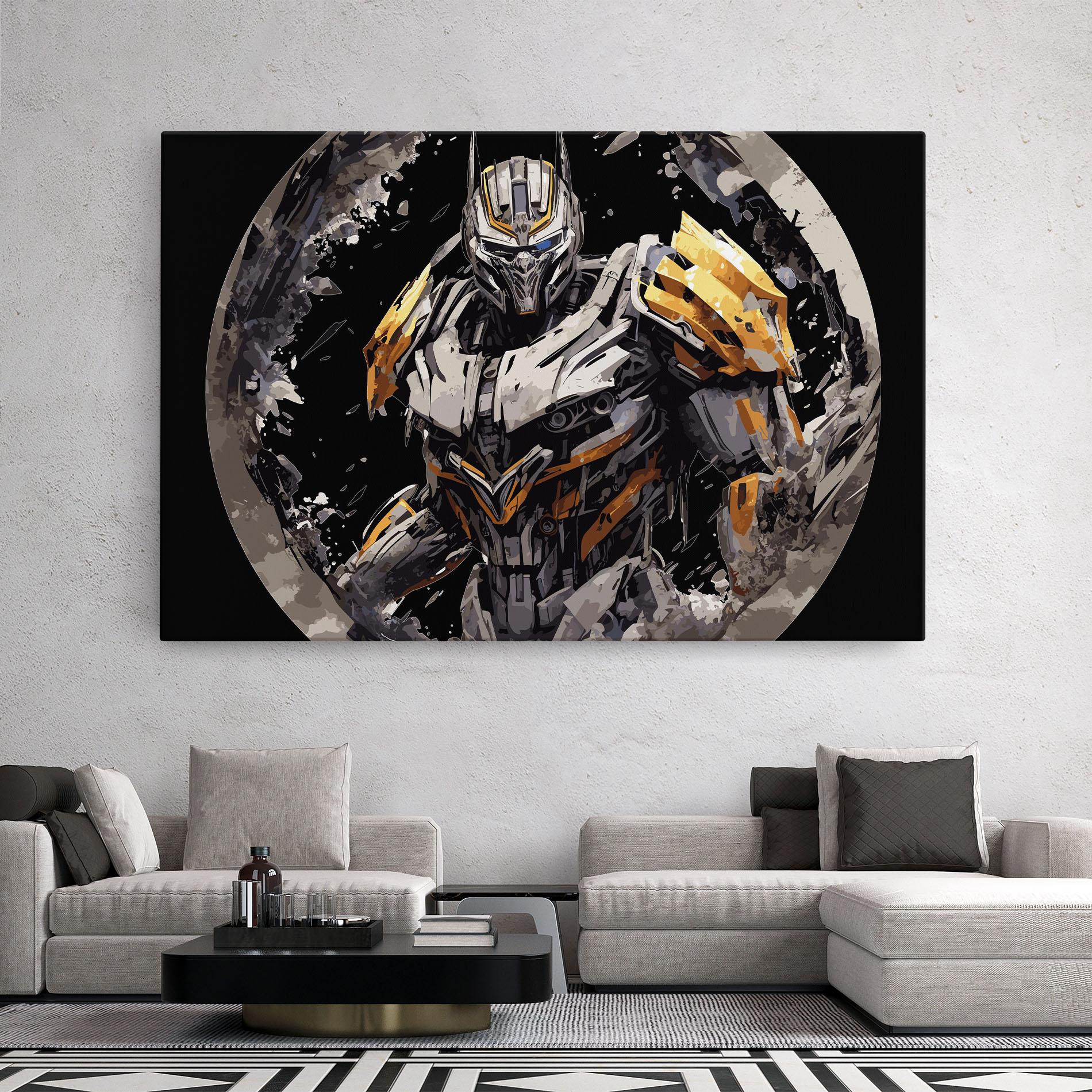 Tablou Canvas Grey Transformers mockup 2