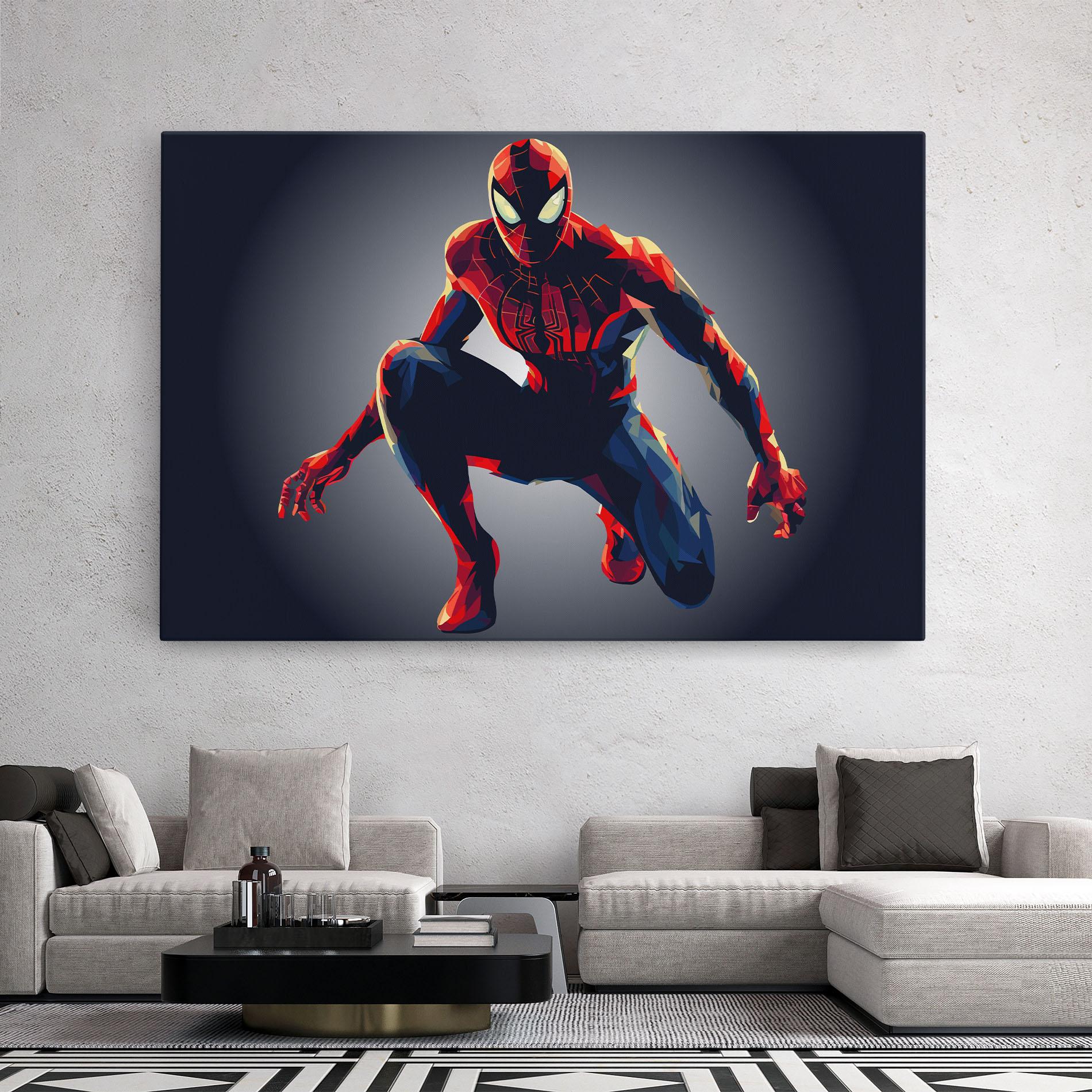 Tablou Canvas Spiderman mockup 2