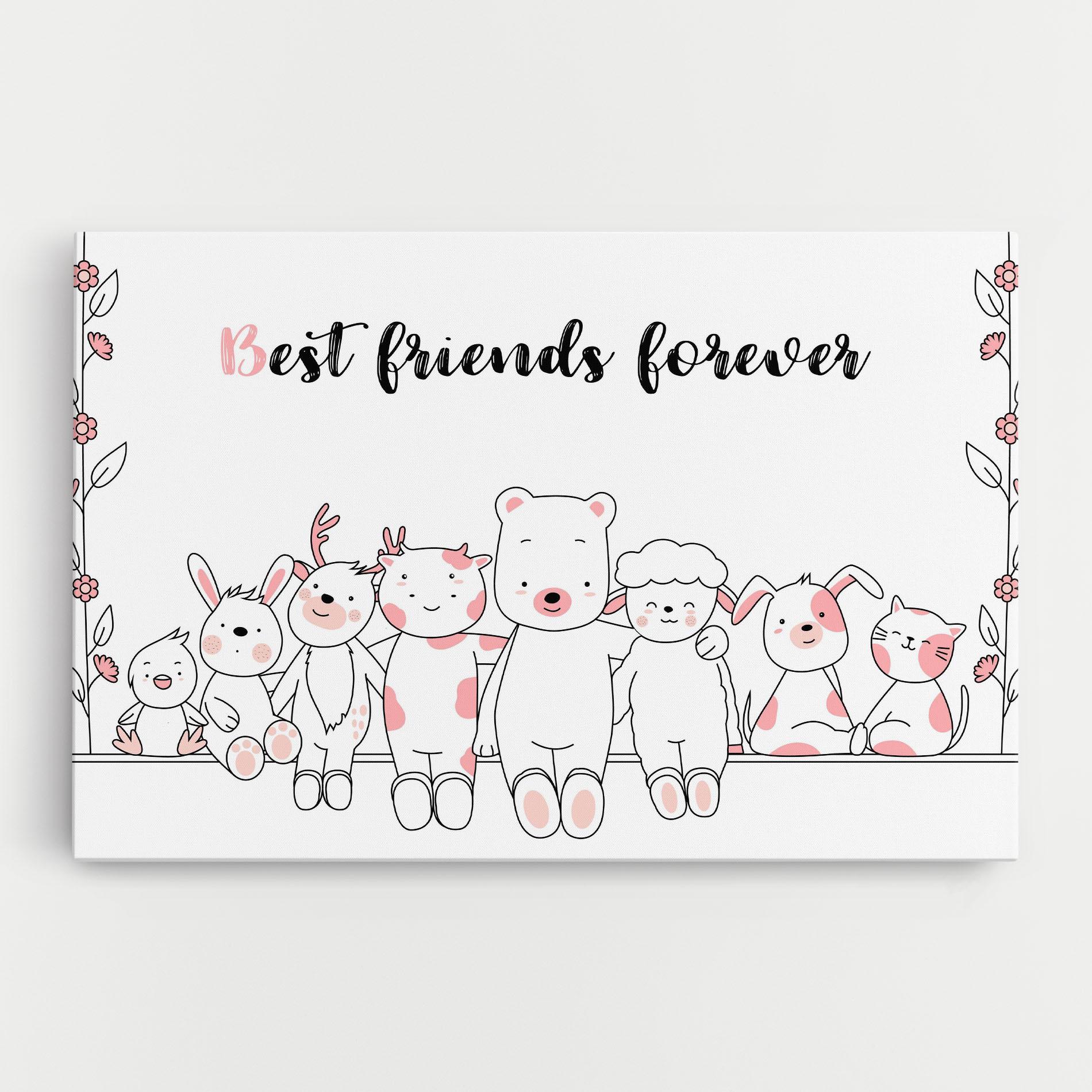 Tablou Canvas Friends Forever mockup 0