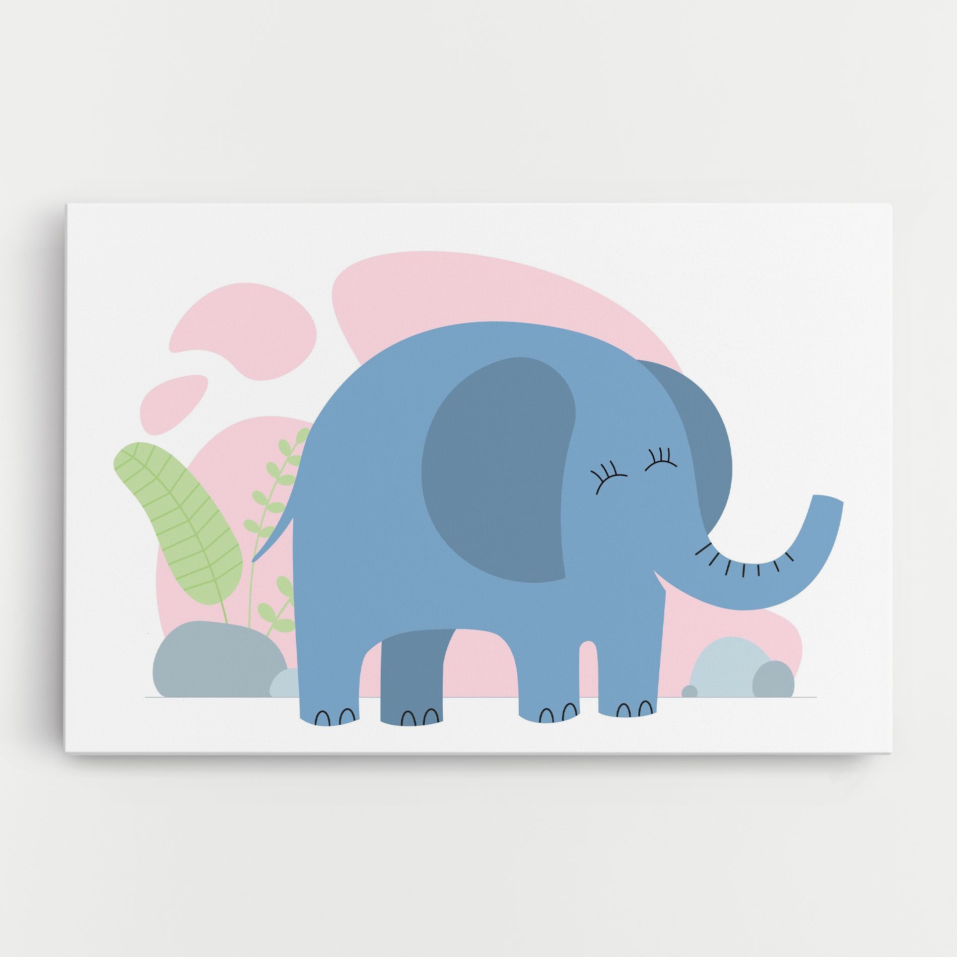 Leaf Cute Elephant mockup 0