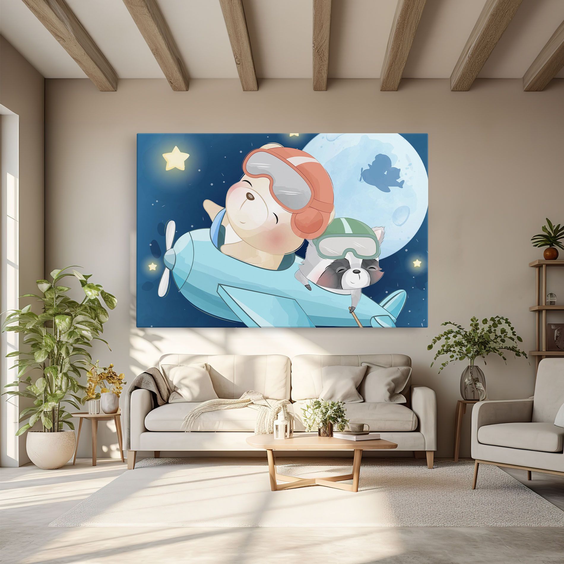 Bear Flying Star mockup 6