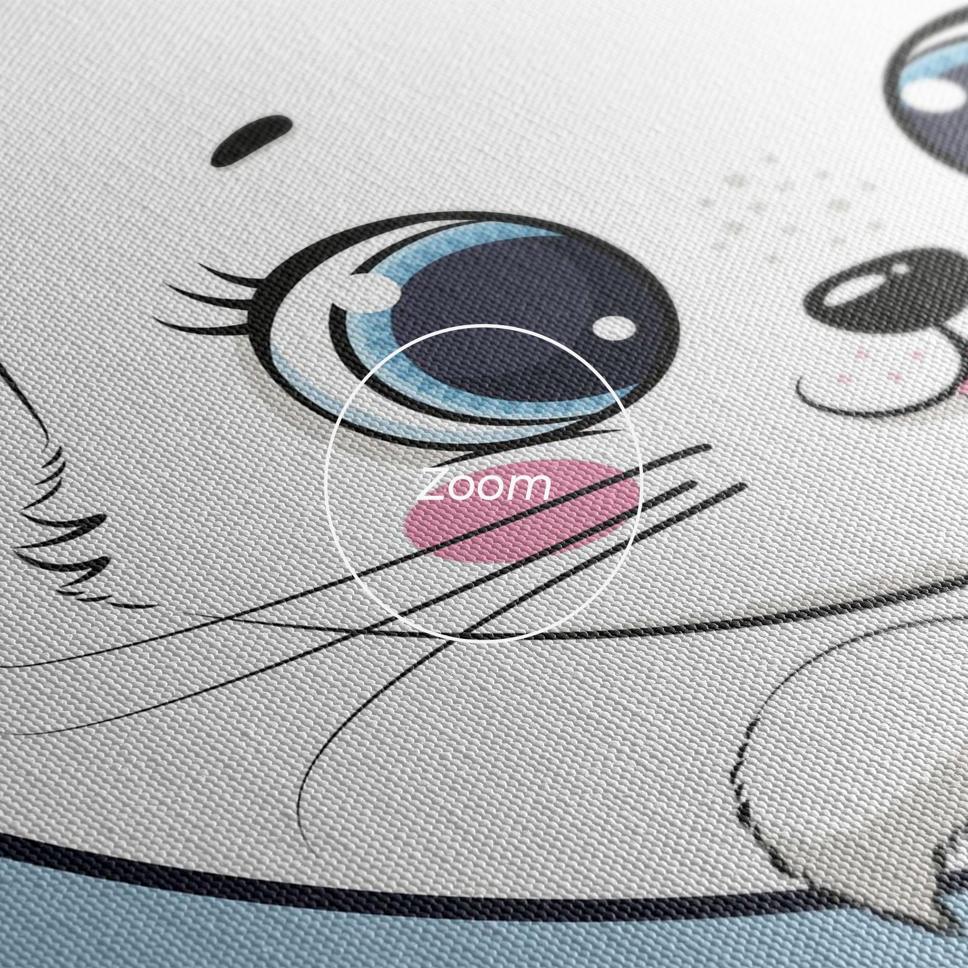 Tablou Canvas Blue Moon Cat mockup 3
