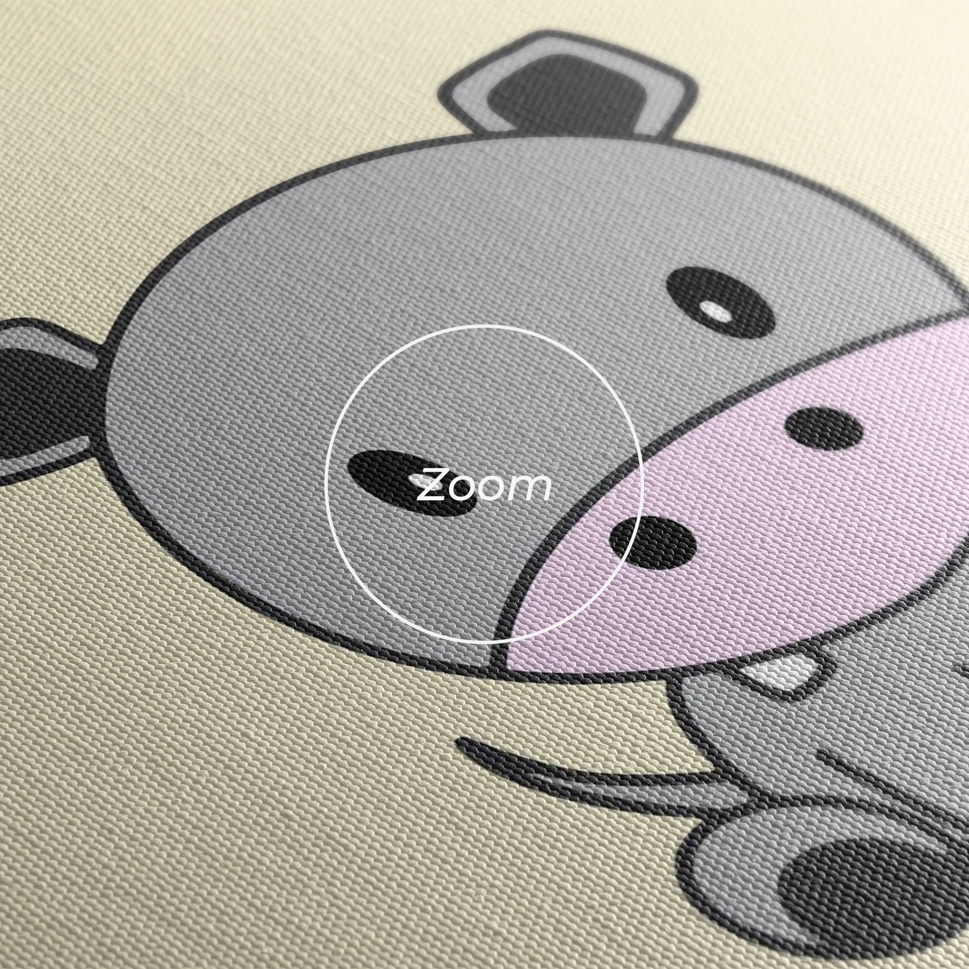 Tablou Canvas Cream Animals mockup 3