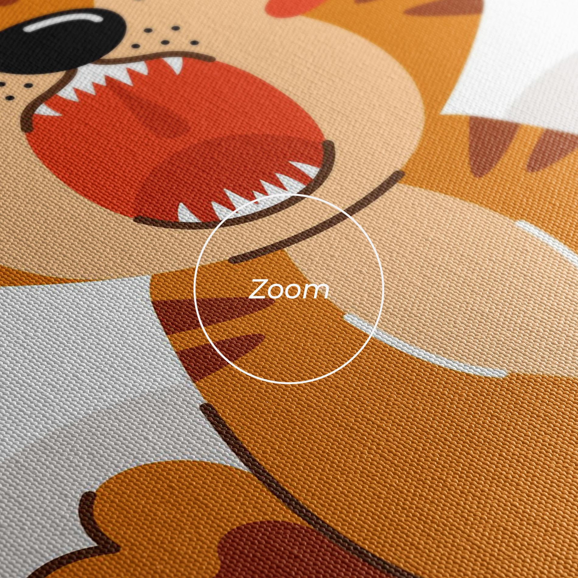 Tablou Canvas Cute Sleepy Tiger mockup 3