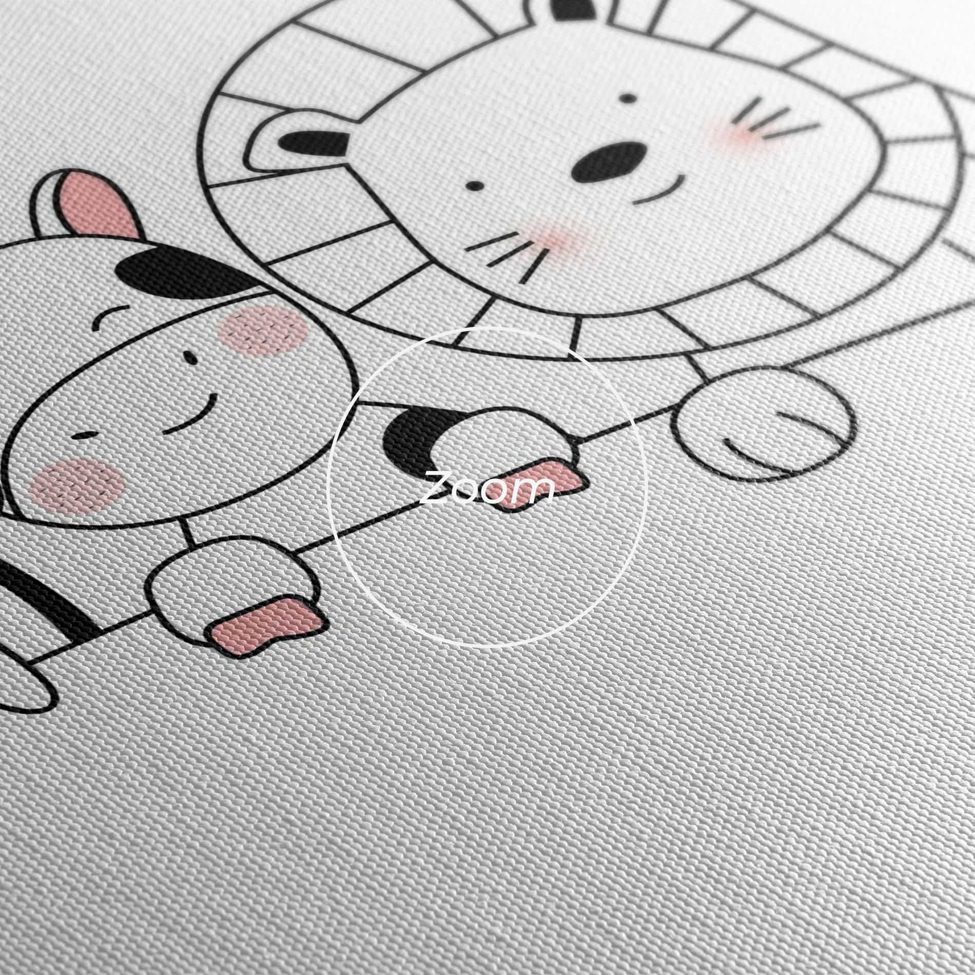 Tablou Canvas Hello Baby mockup 3