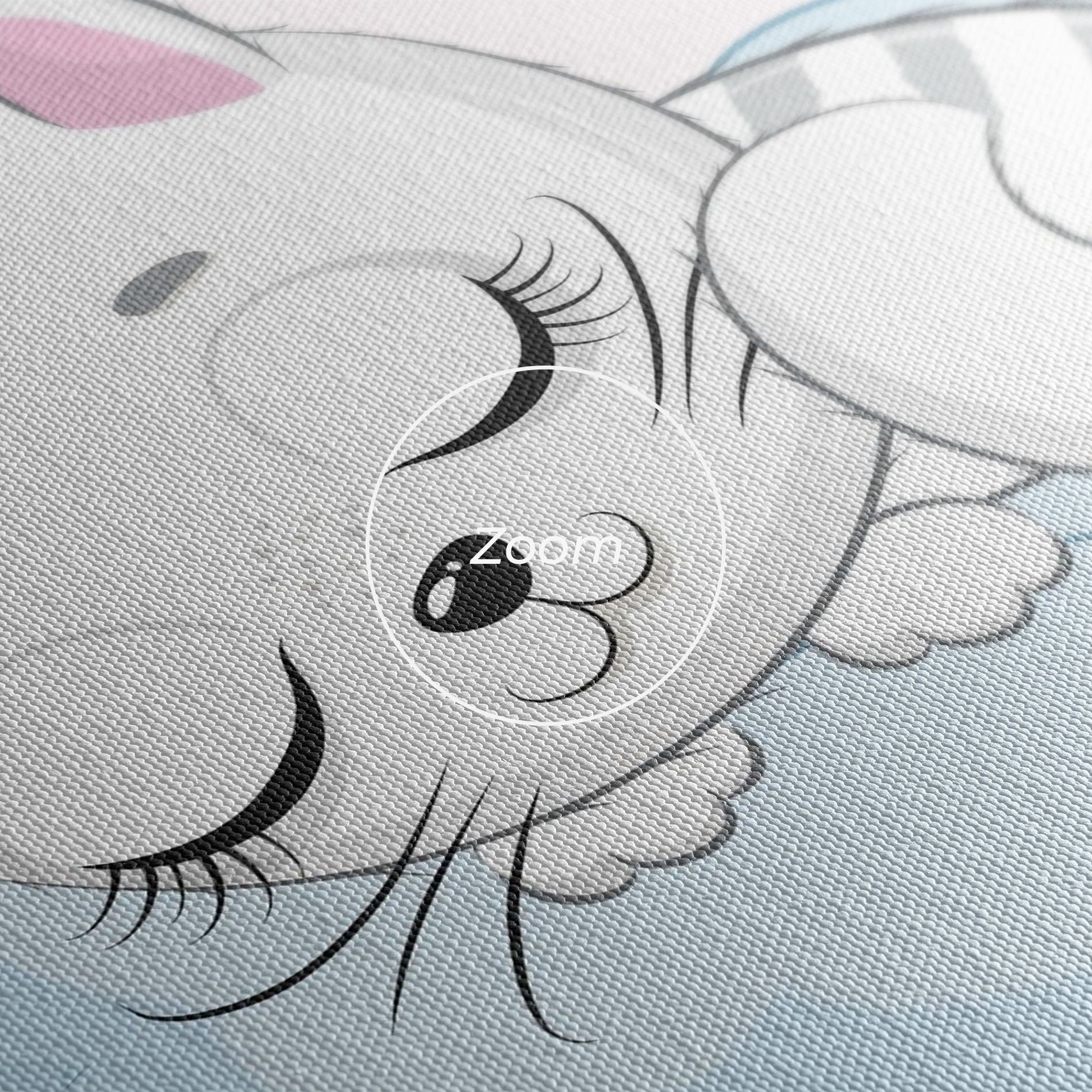 Moon Cat Sleeping mockup 3