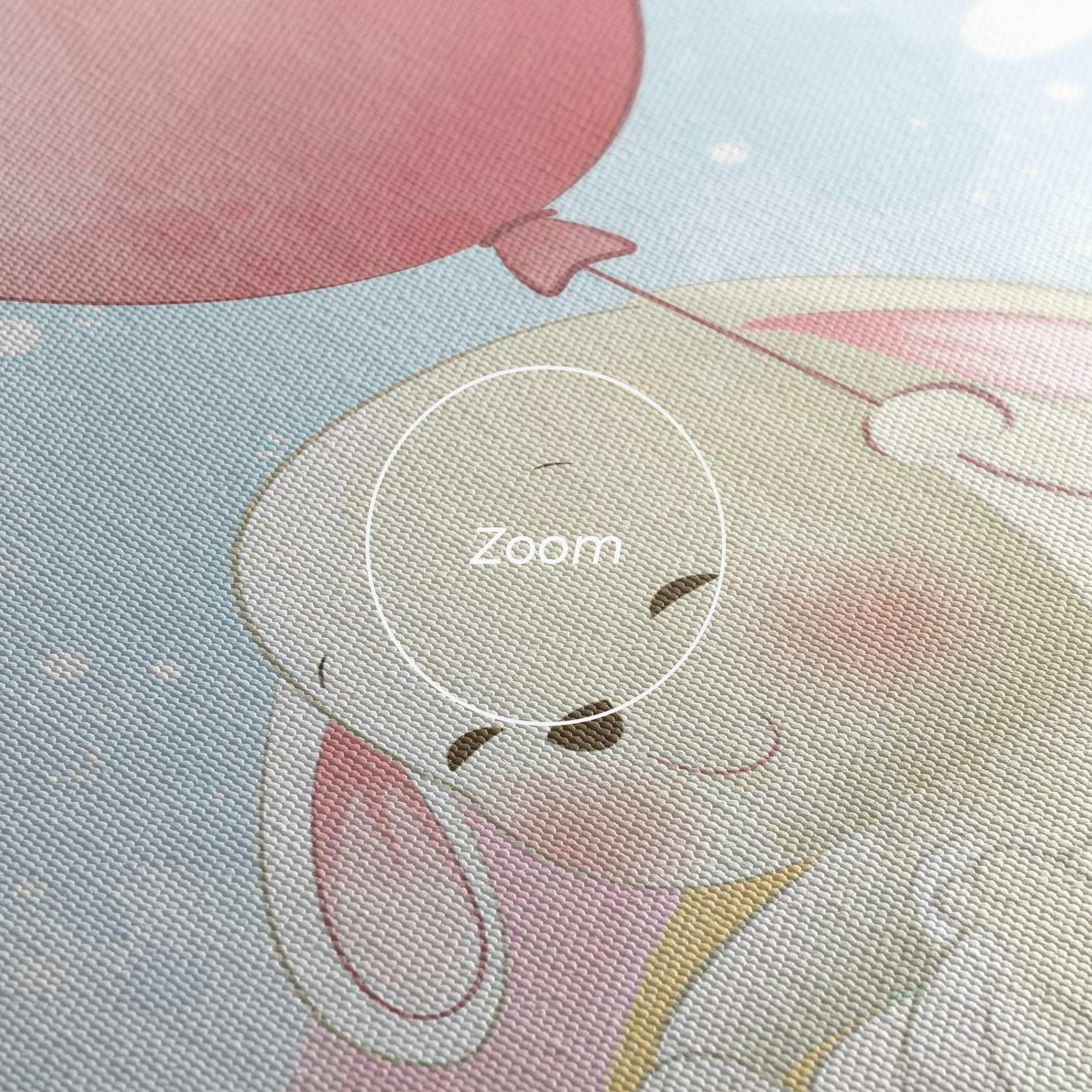 Tablou Canvas Rainbow Bunny Art mockup 3