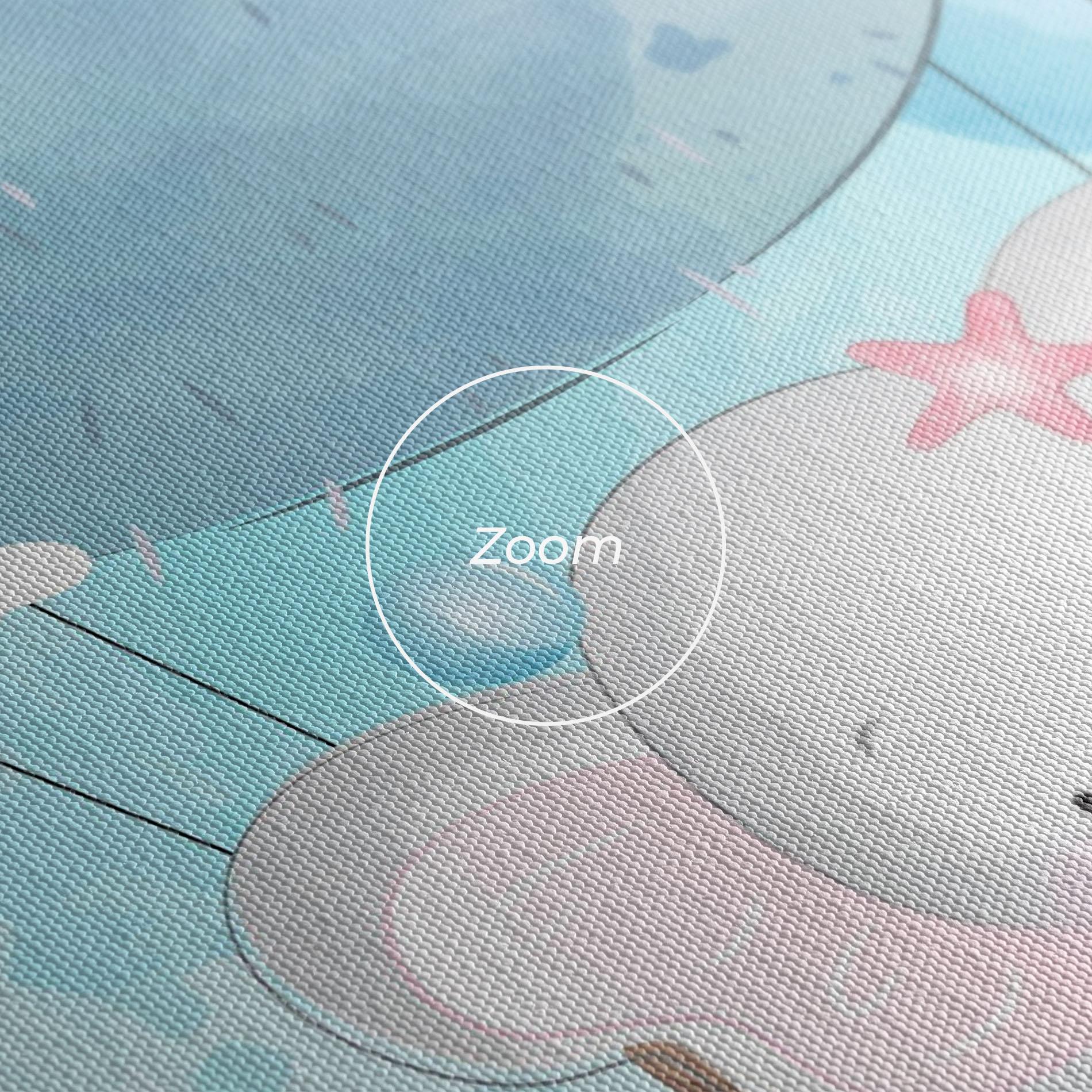 Tablou Canvas Swiming Elephant mockup 3