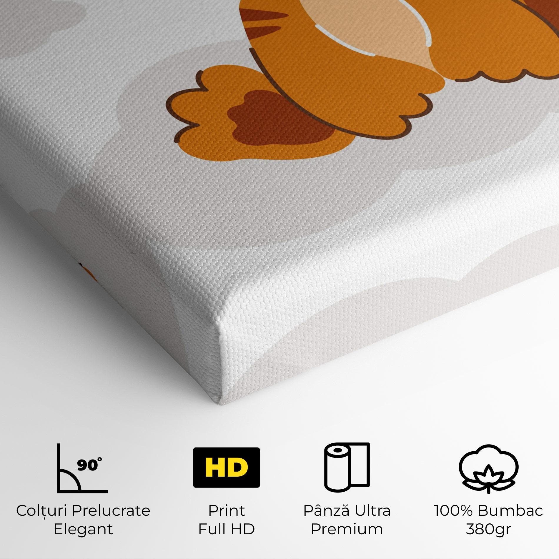 Tablou Canvas Cute Sleepy Tiger mockup 4