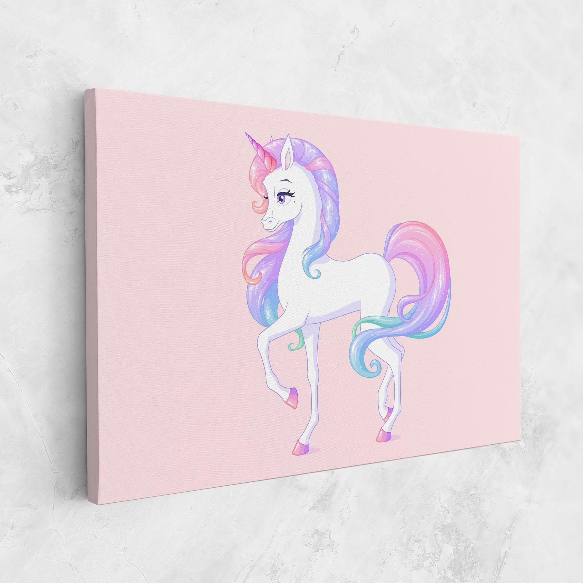 Tablou Canvas Beautiful Unicorn mockup 1