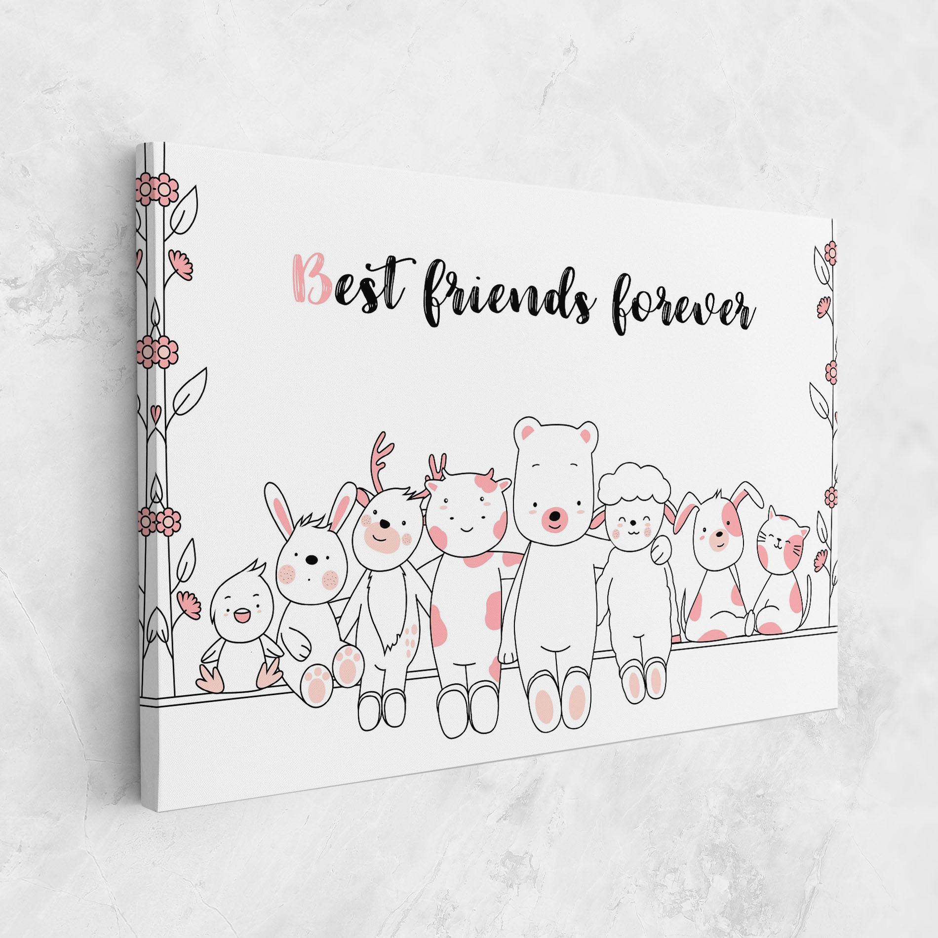 Tablou Canvas Friends Forever mockup 1