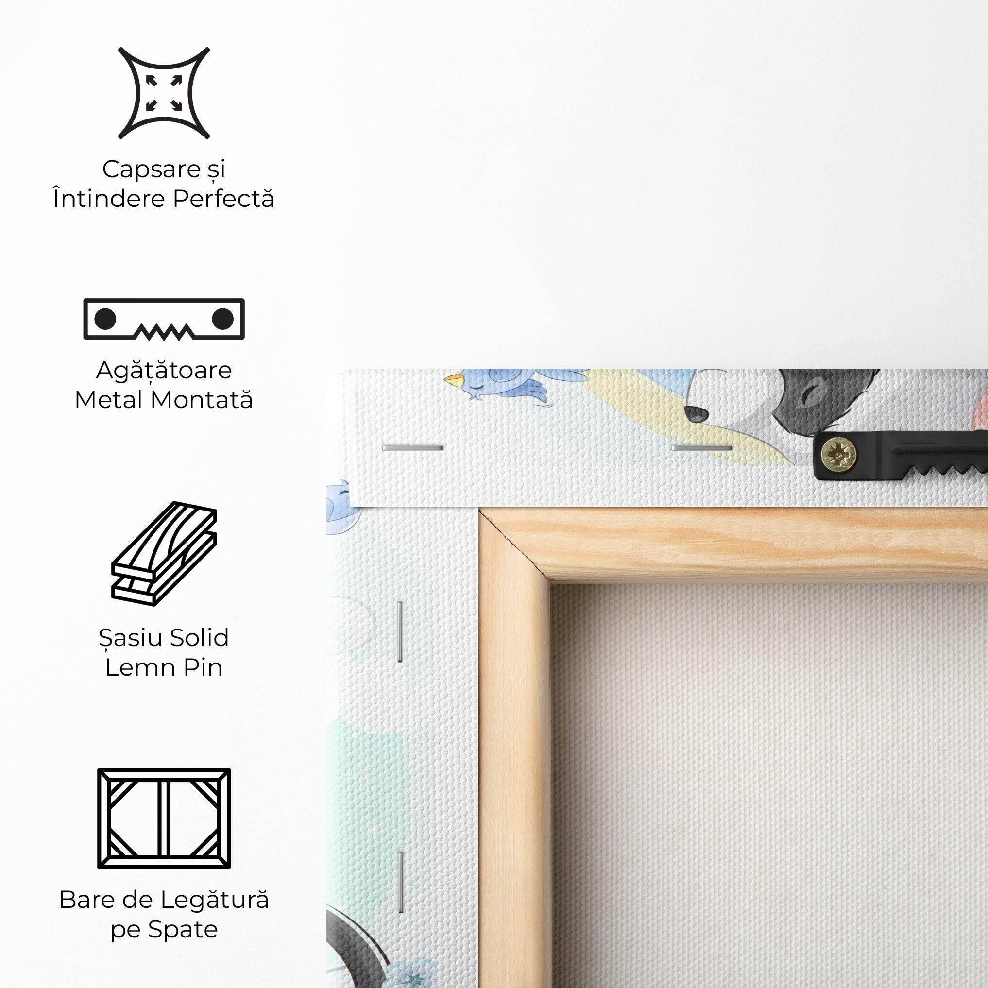 Tablou Canvas Bike Ride Animal mockup 5