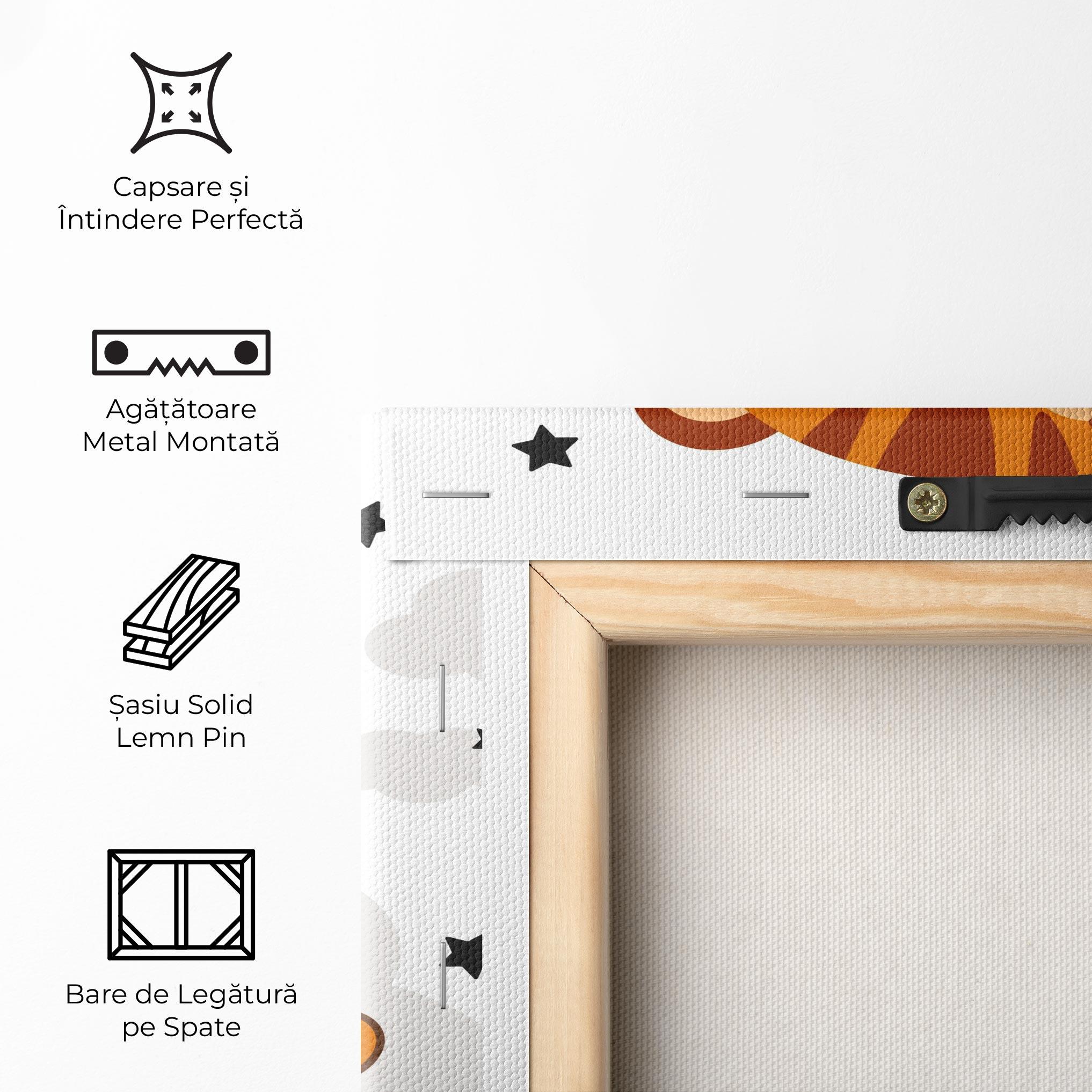 Tablou Canvas Cute Sleepy Tiger mockup 5