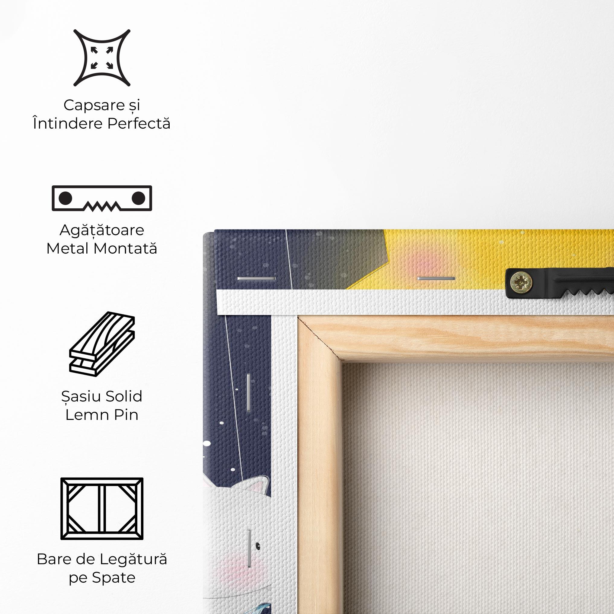 Tablou Canvas Elephant Cat mockup 5