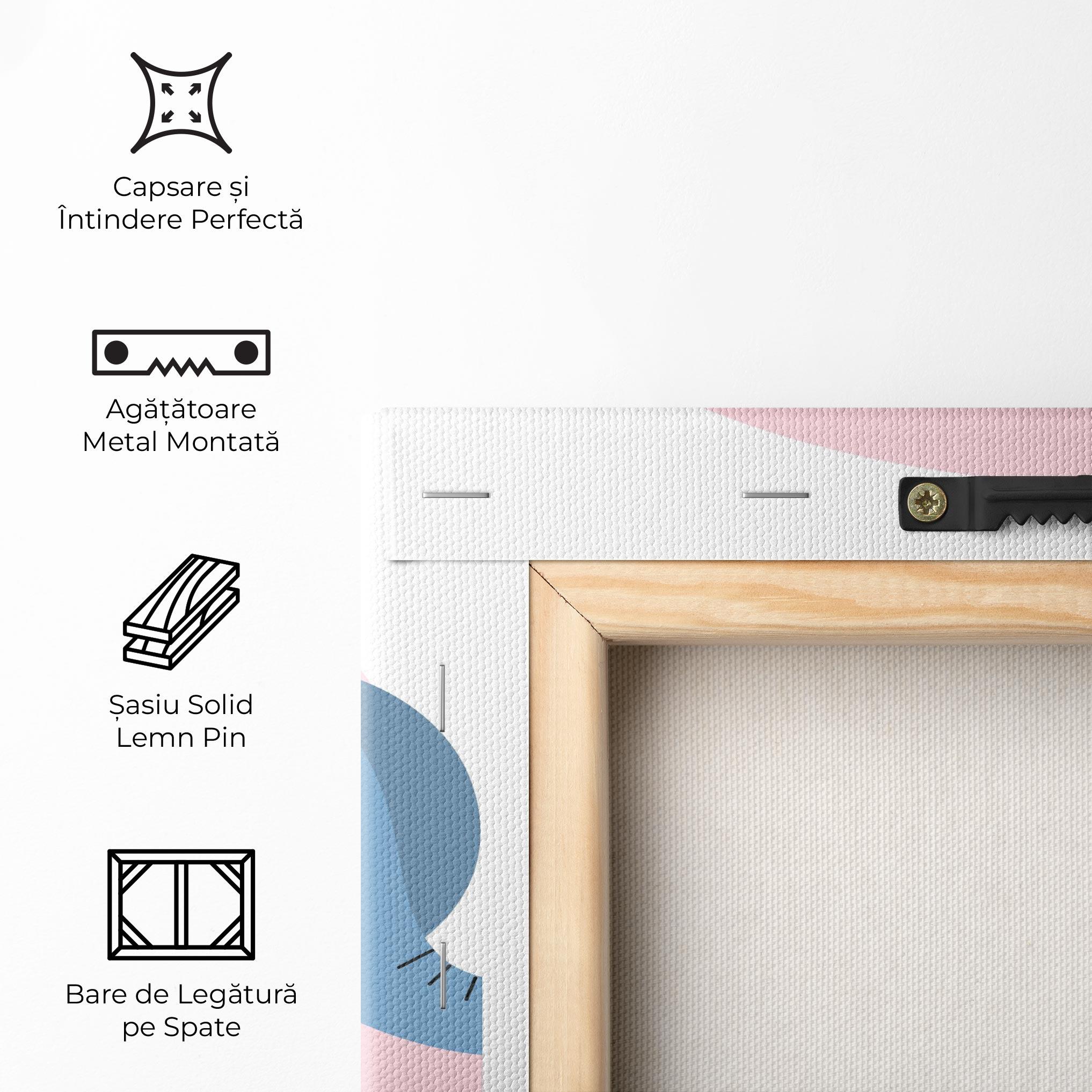 Tablou Canvas Leaf Cute Elephant mockup 5