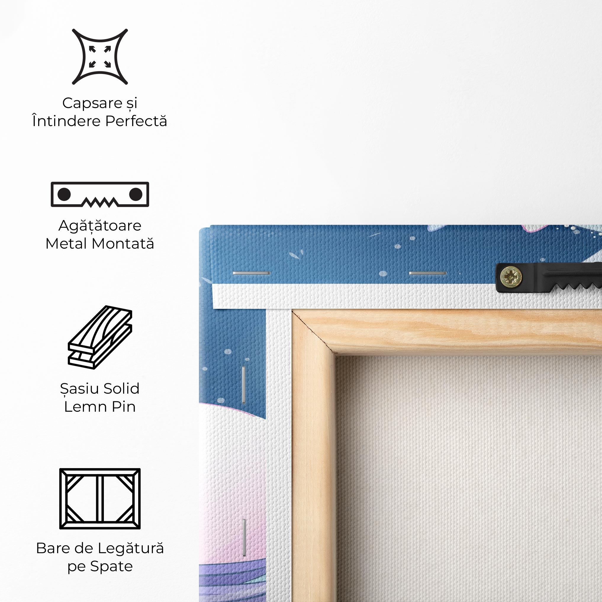 Tablou Canvas Moon Unicorn mockup 5