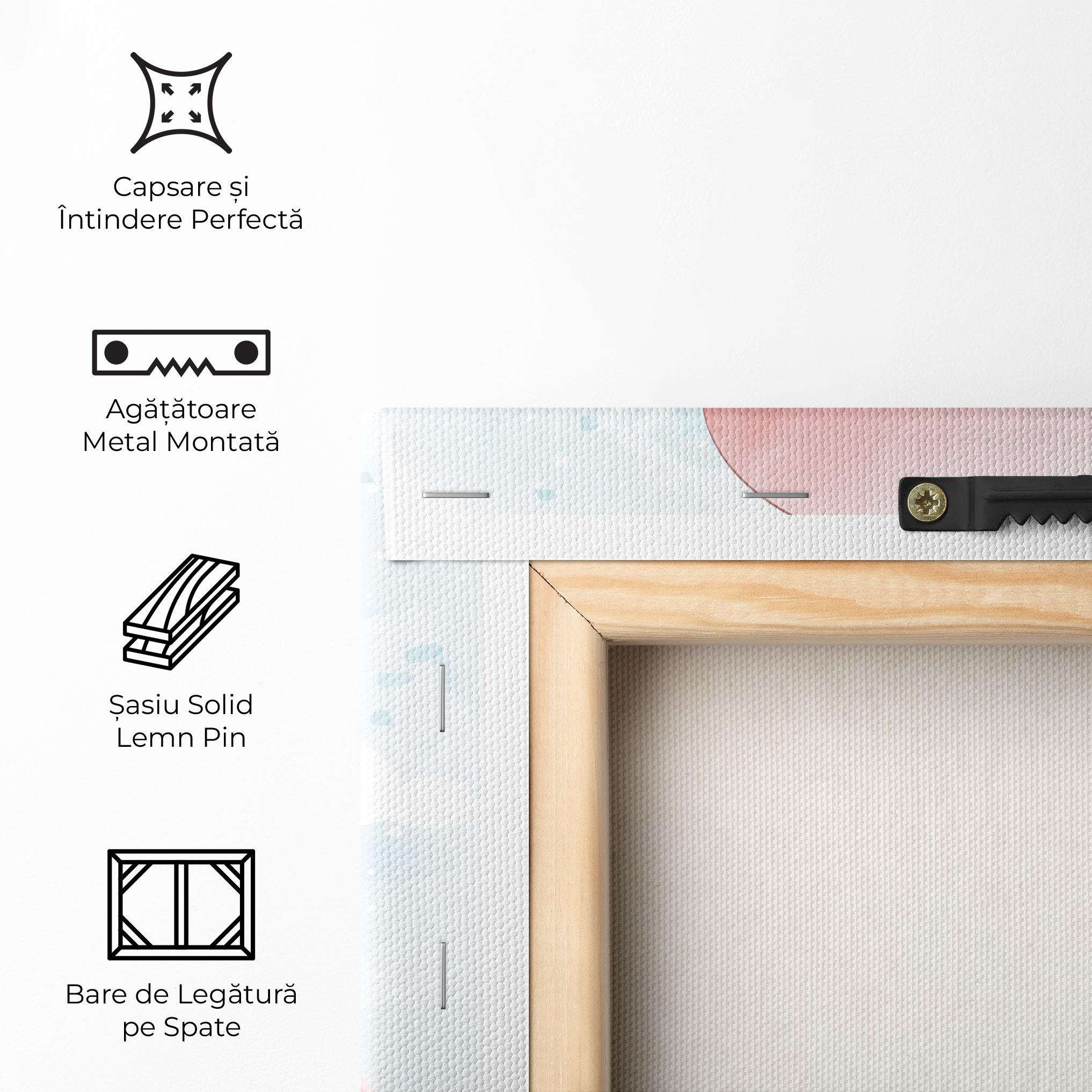 Tablou Canvas Rainbow Bunny Art mockup 5