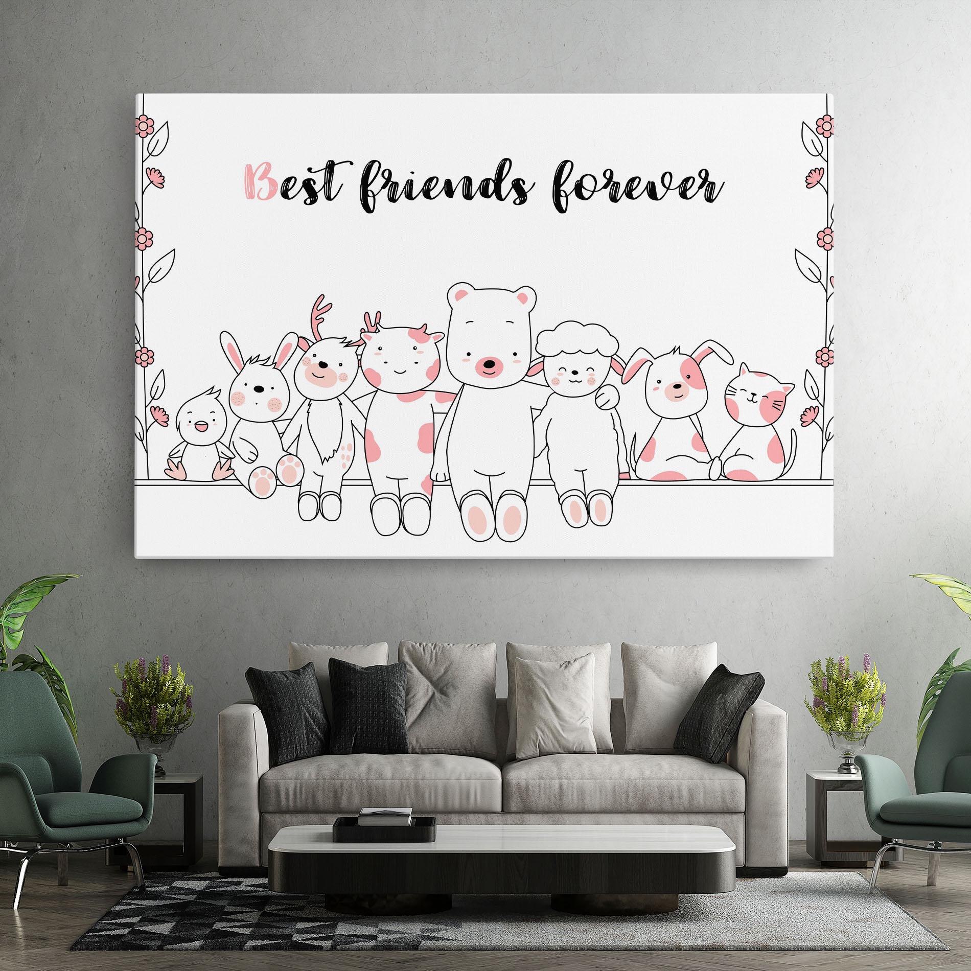Tablou Canvas Friends Forever mockup 7