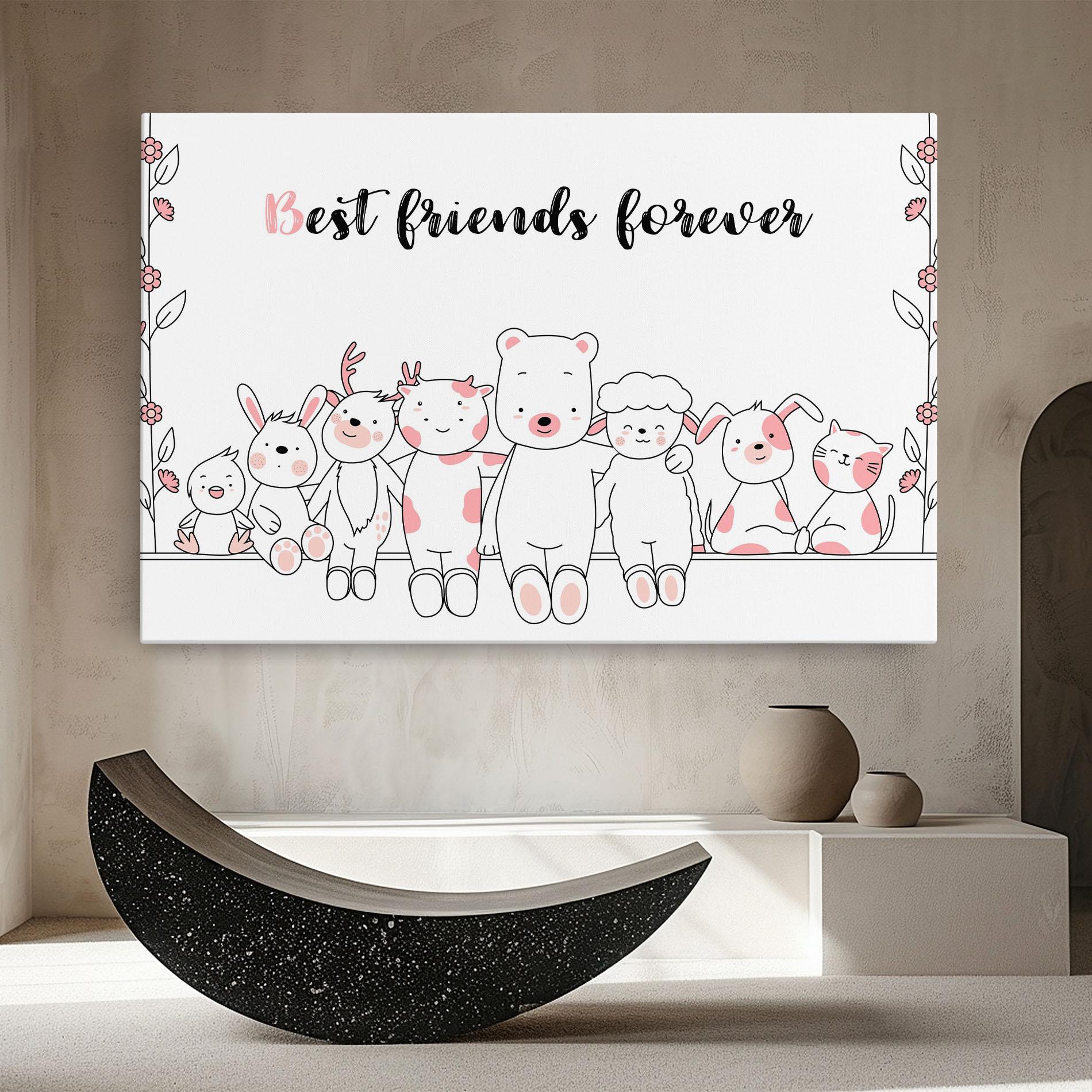 Tablou Canvas Friends Forever mockup 8