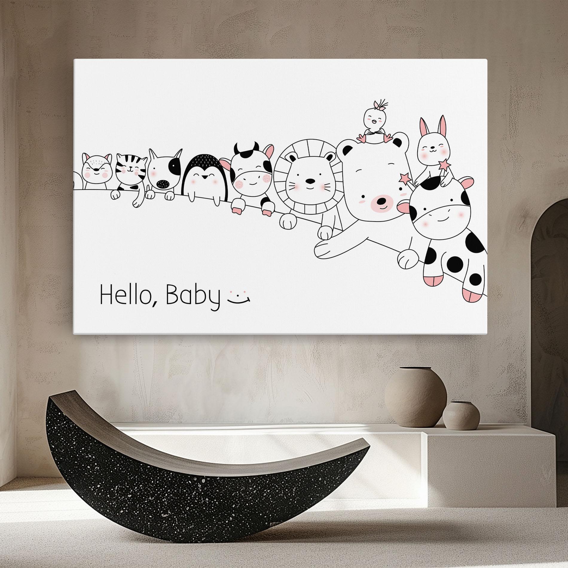 Tablou Canvas Hello Baby mockup 8