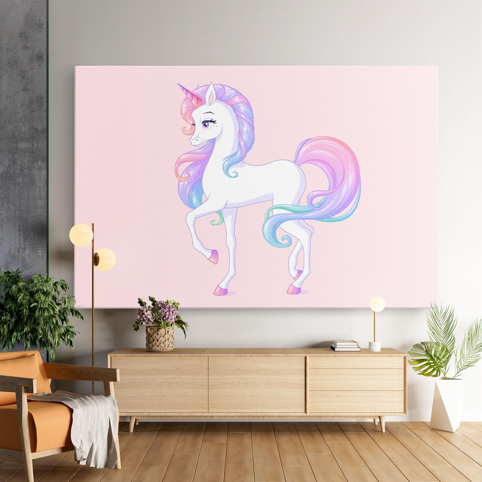 Tablou Canvas Beautiful Unicorn mockup 9