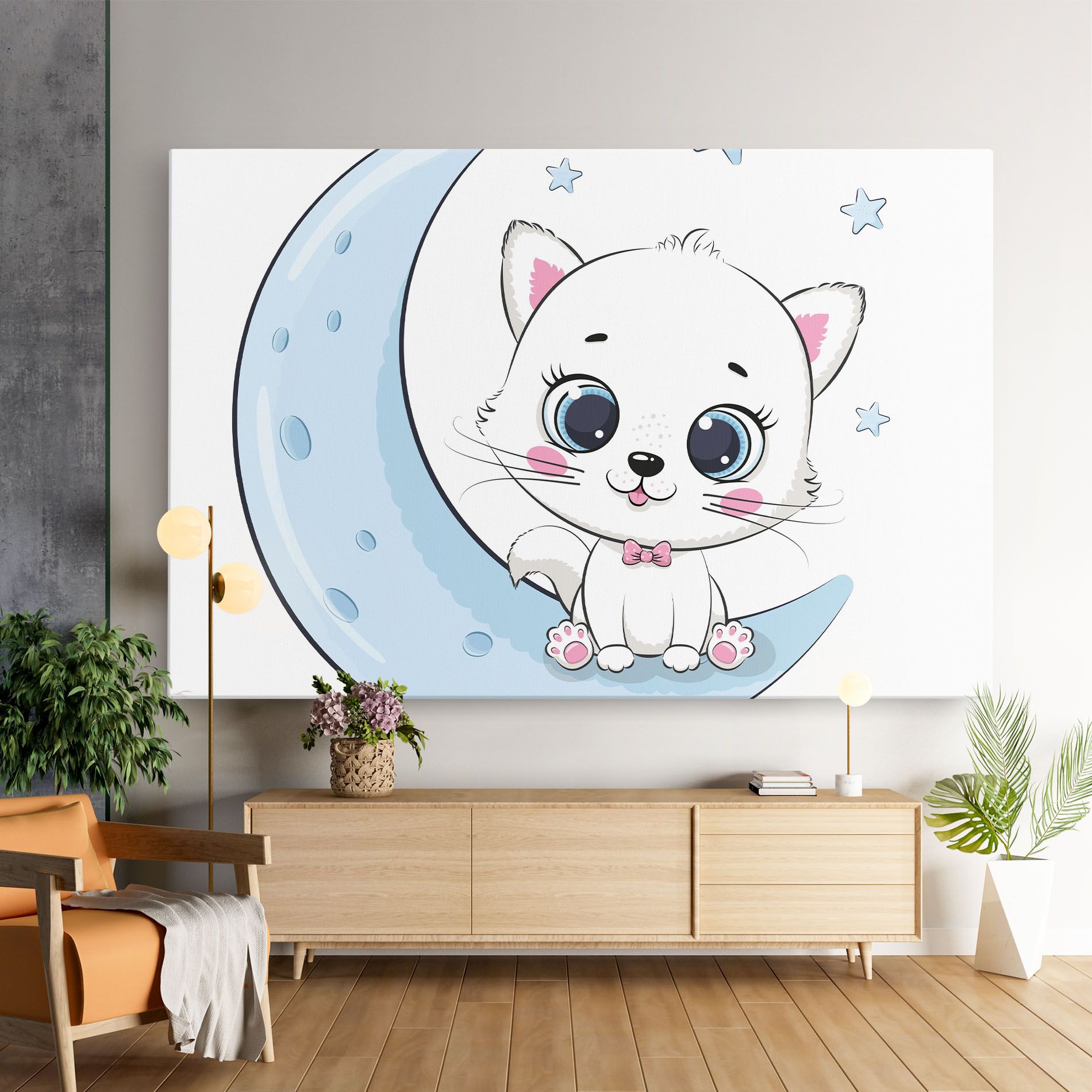 Blue Moon Cat mockup 9