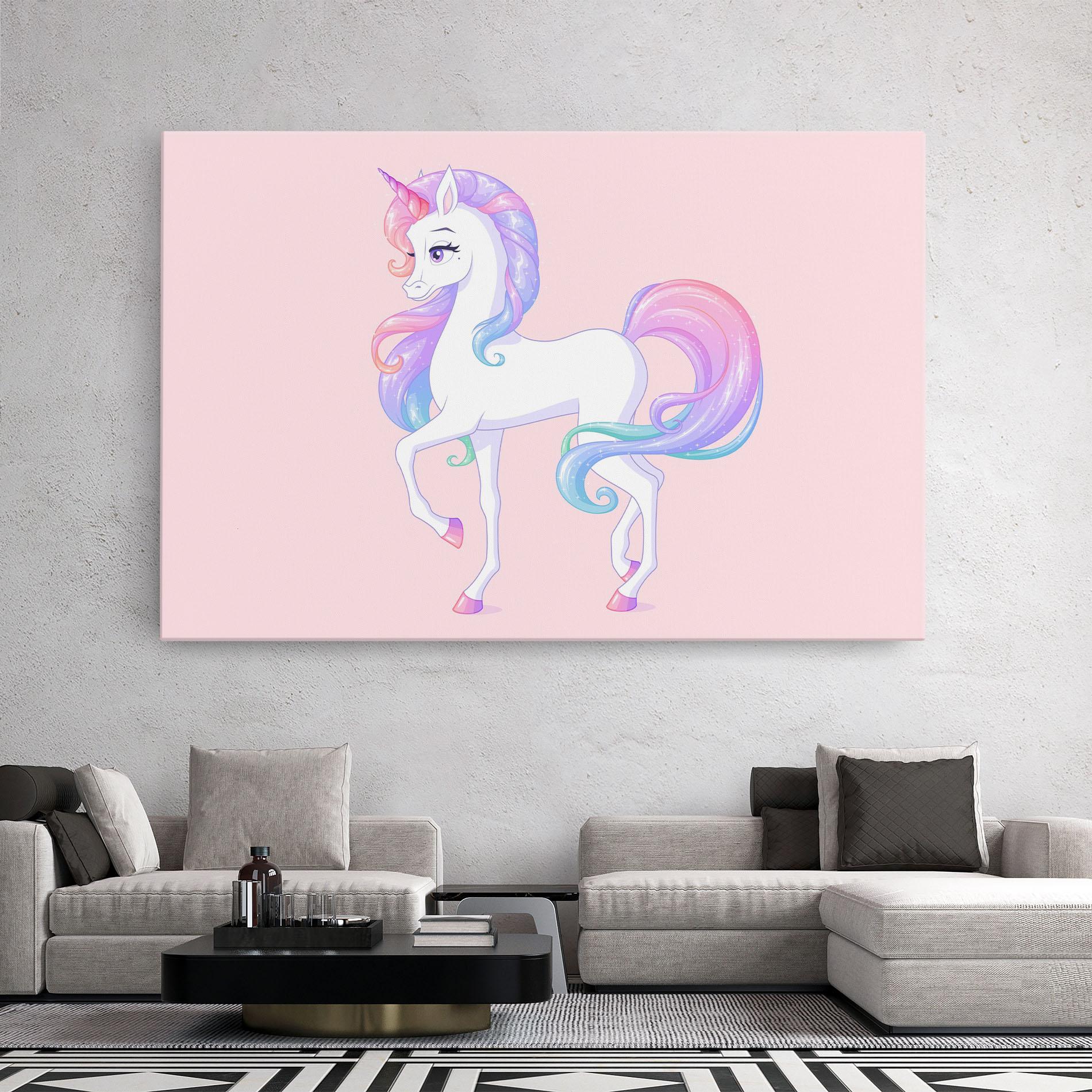 Tablou Canvas Beautiful Unicorn mockup 2
