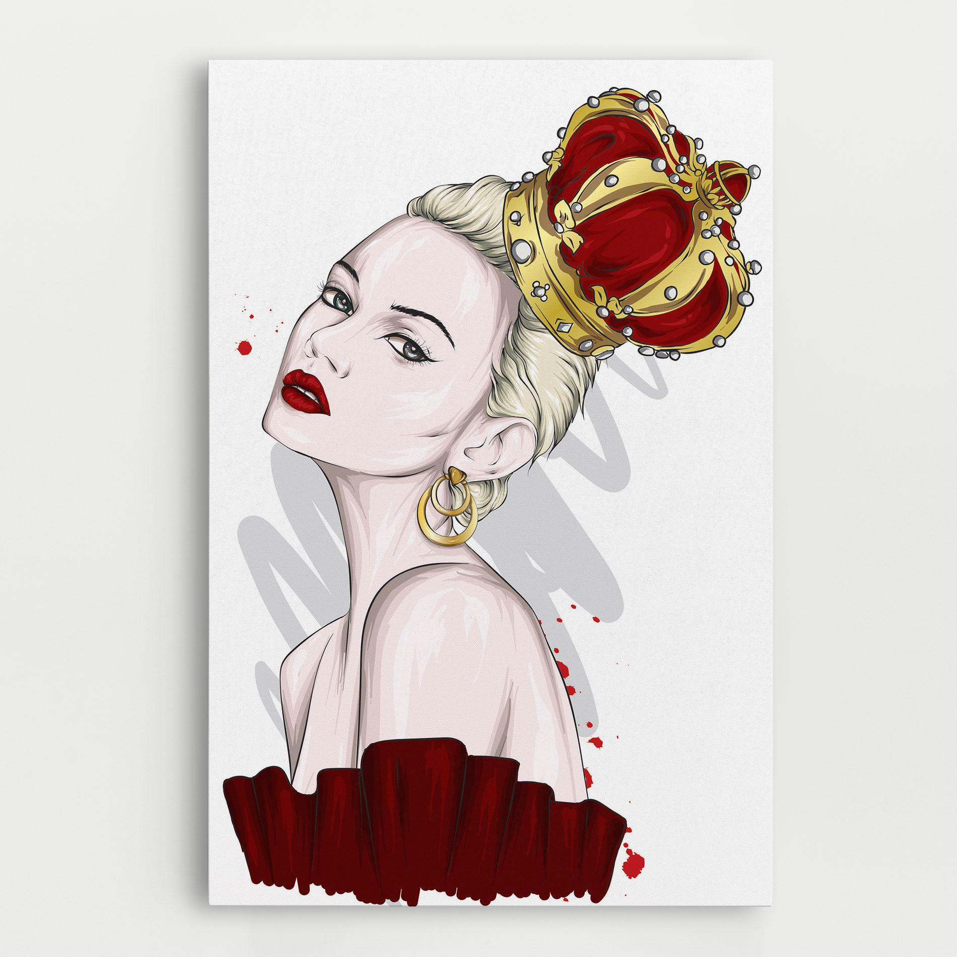 Tablou Canvas Big Red Crown mockup 0