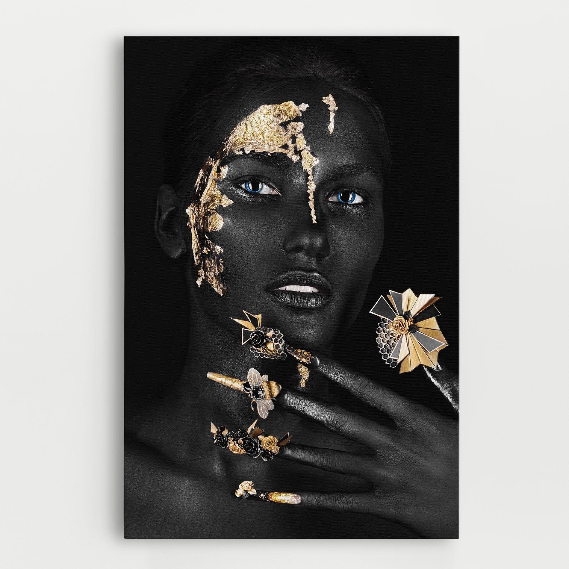 Tablou Canvas Black Art Makeup mockup 0