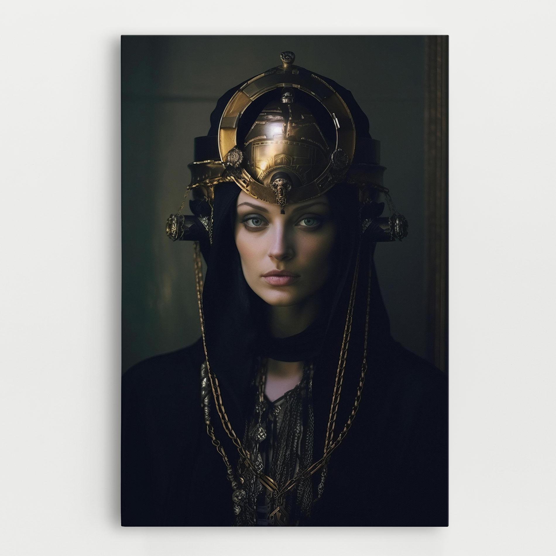 Tablou Canvas Gold Headpiece mockup 0