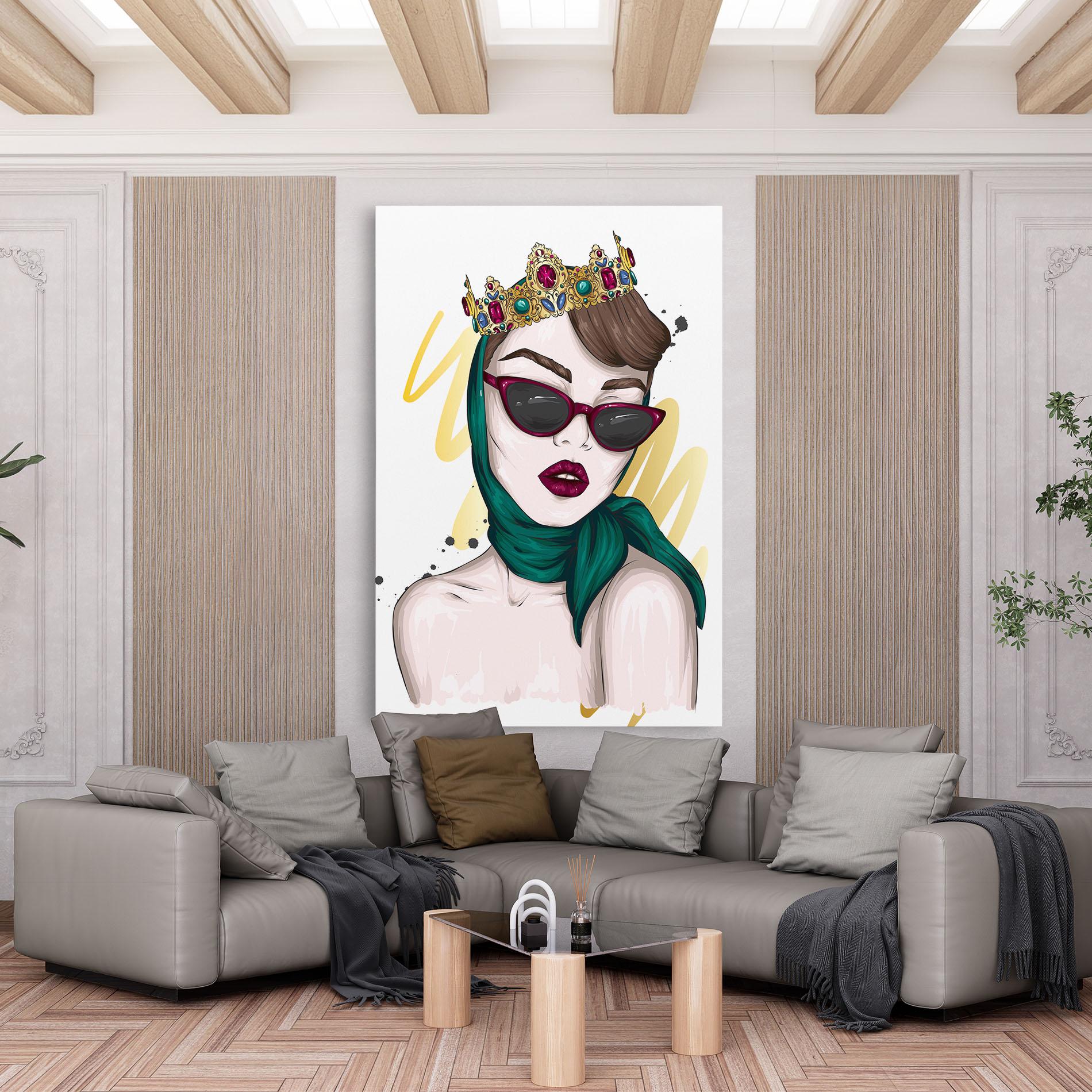 Tablou Canvas Diva Crown mockup 6