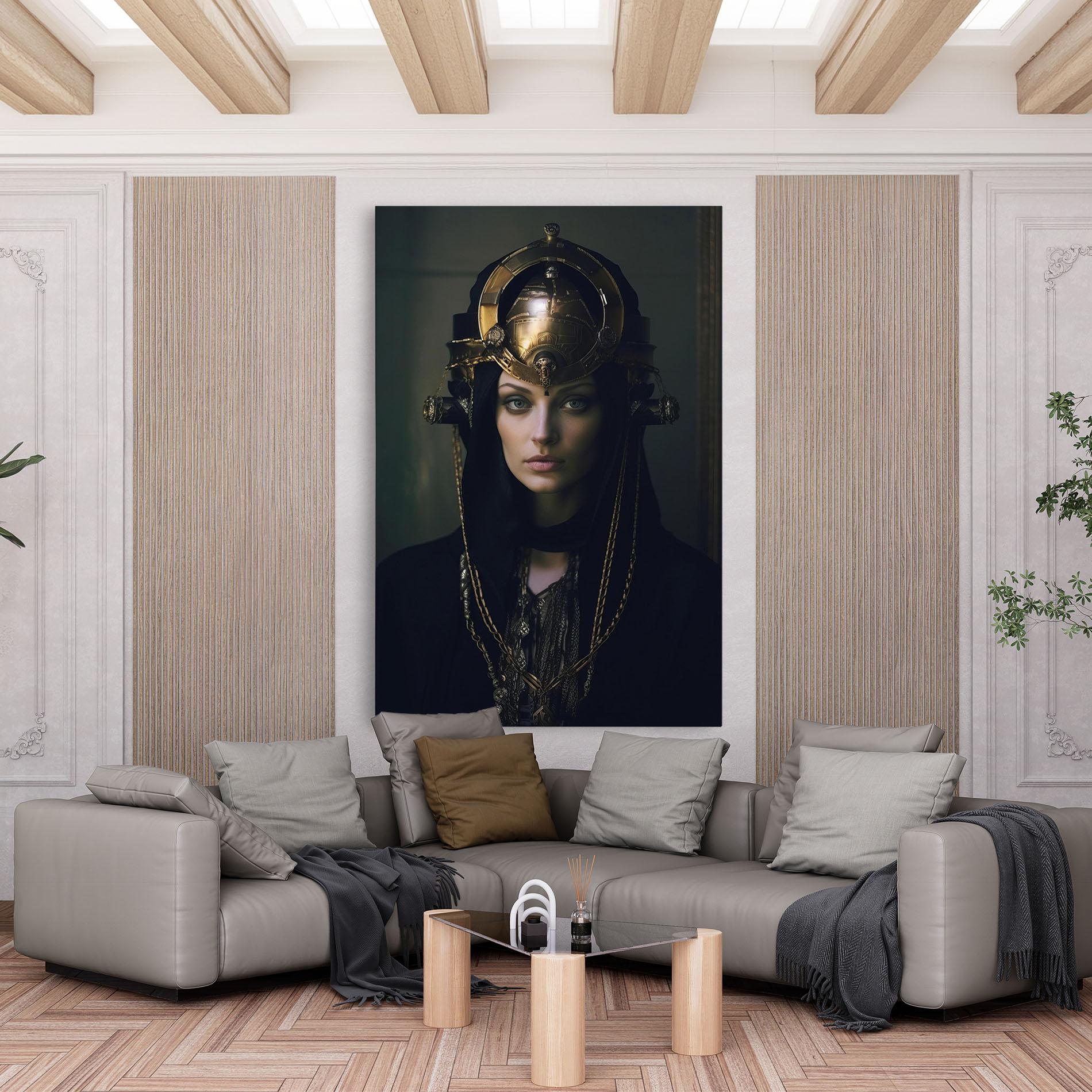 Tablou Canvas Gold Headpiece mockup 6