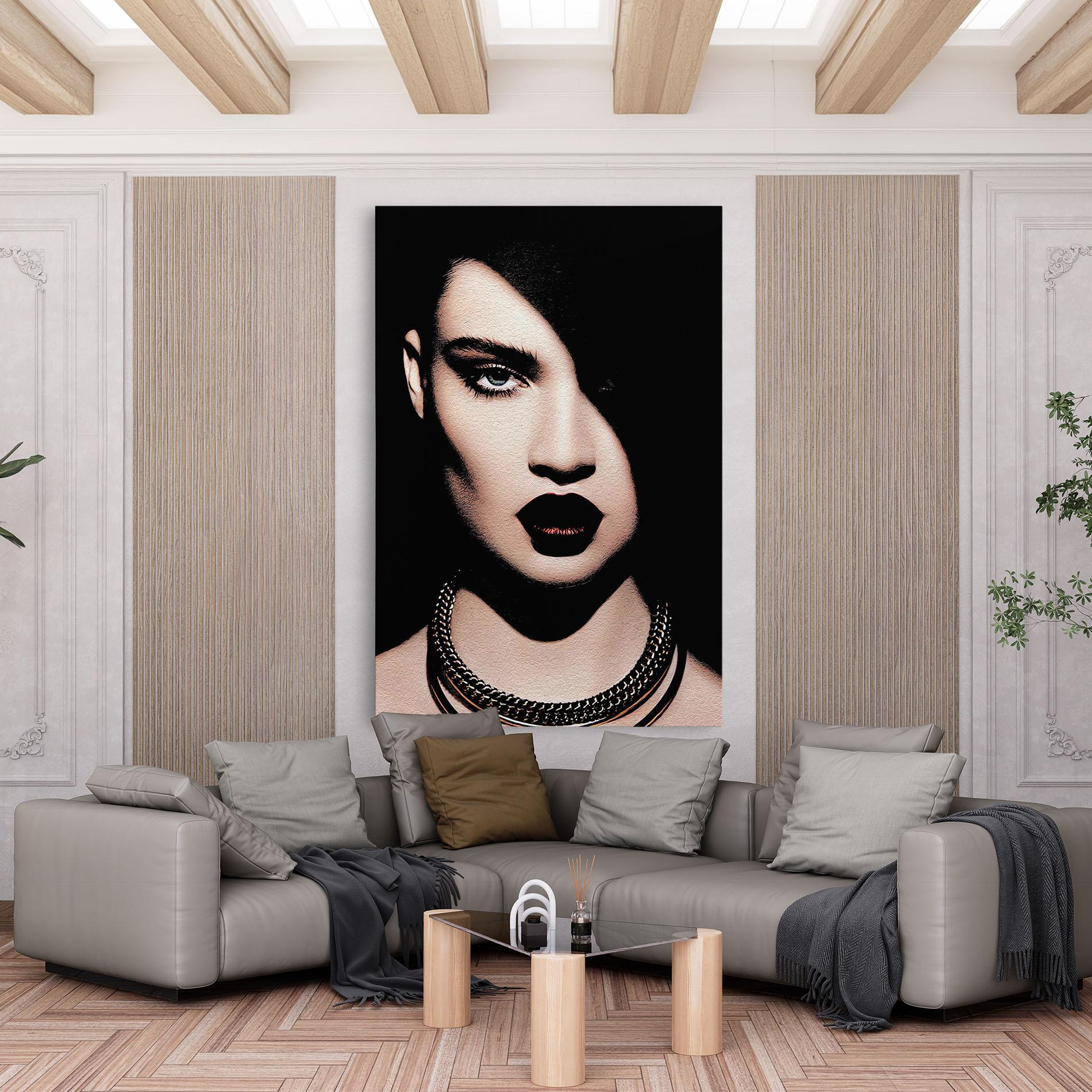 Tablou Canvas Gold Necklace mockup 6