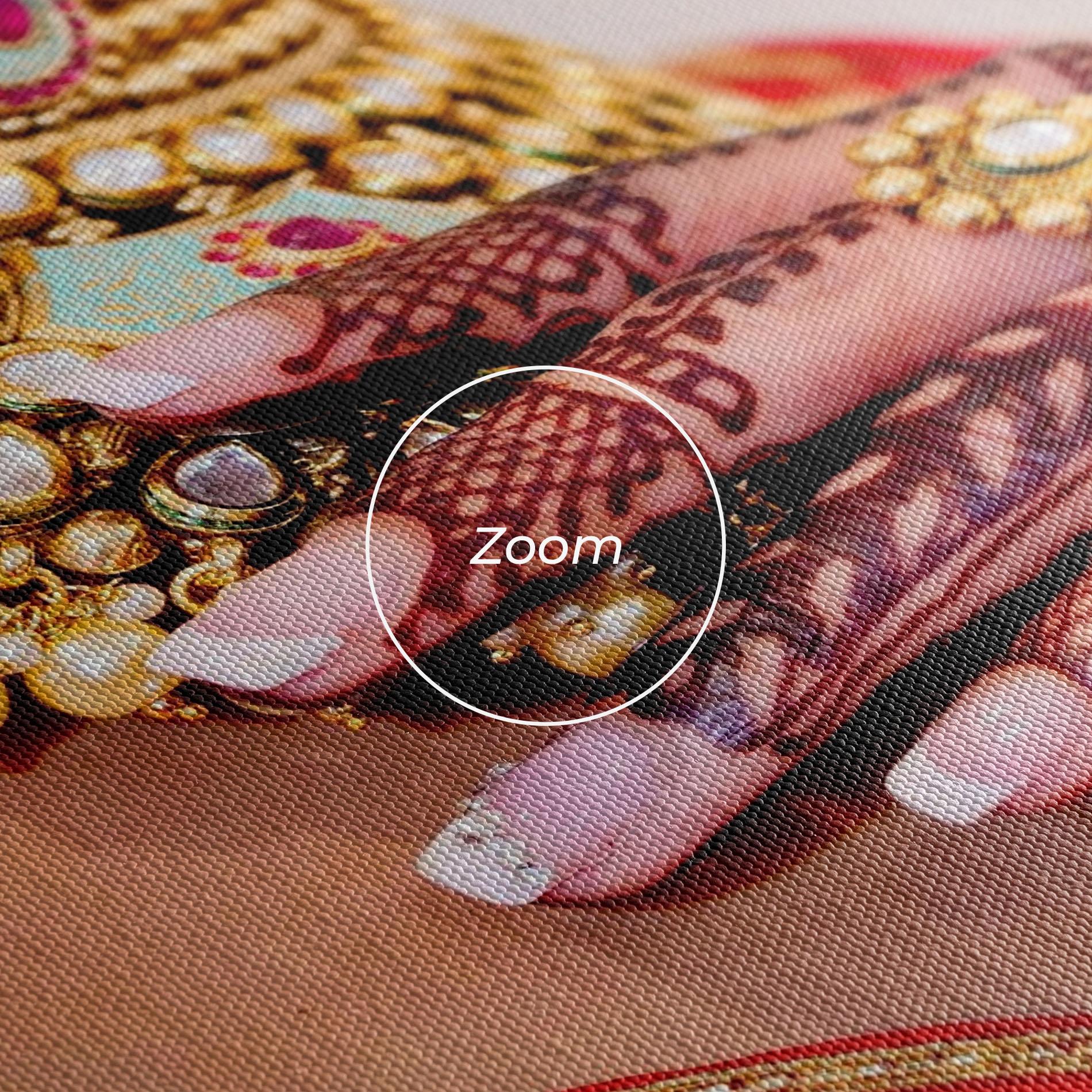 Tablou Canvas Gold Beautiful Jewelry mockup 3