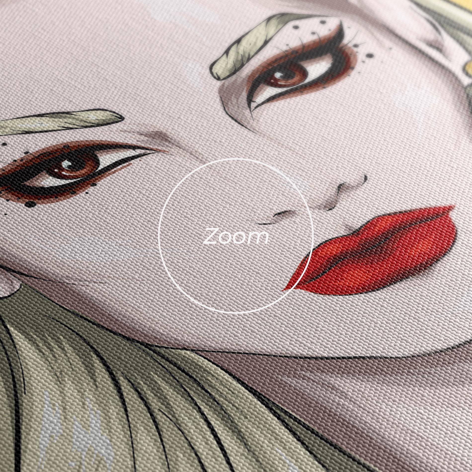 Tablou Canvas Gold Crown Woman mockup 3