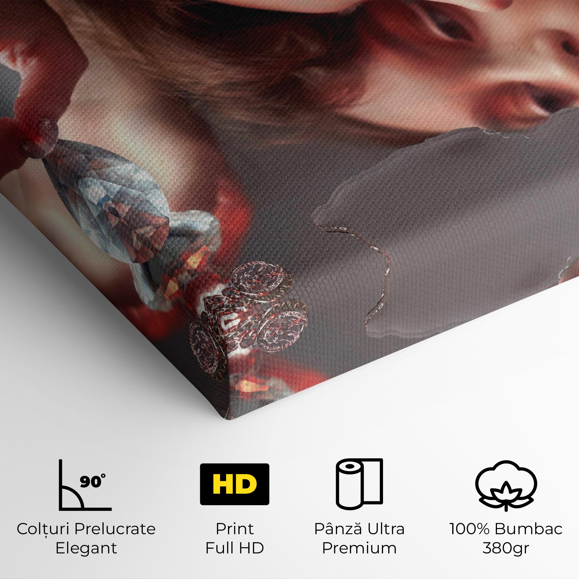 Tablou Canvas Big Diamond Hand mockup 4