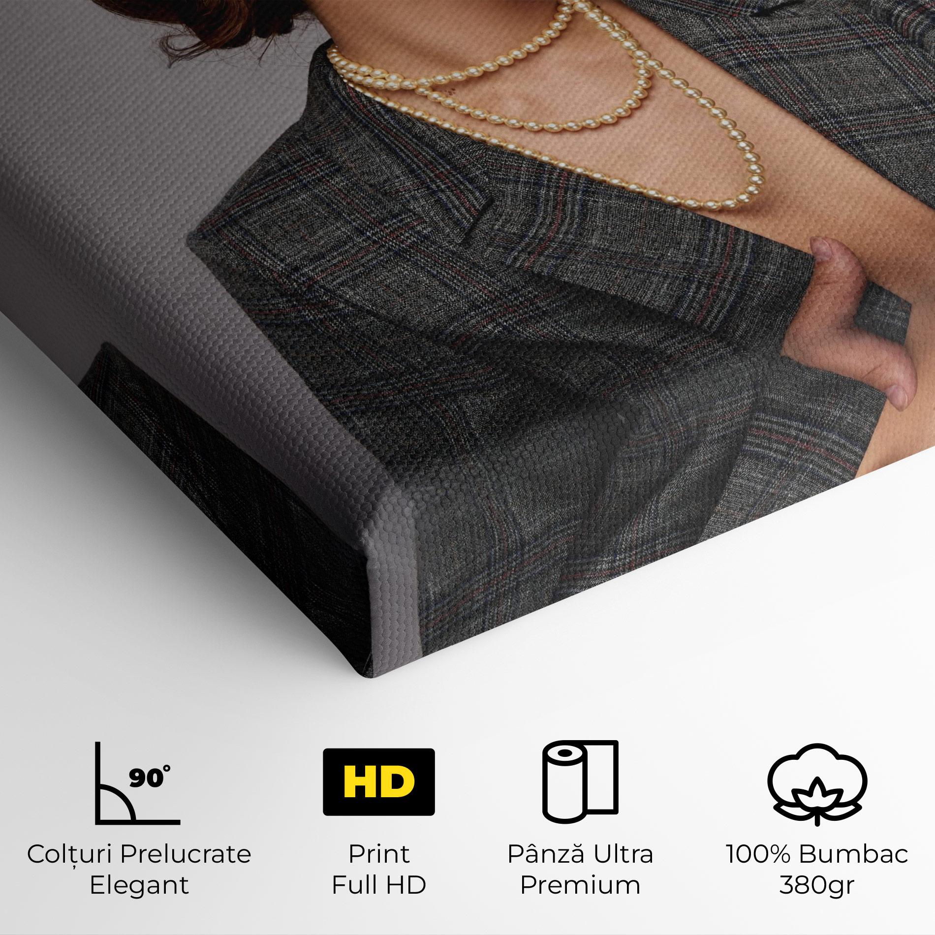 Tablou Canvas Gold Pearls mockup 4