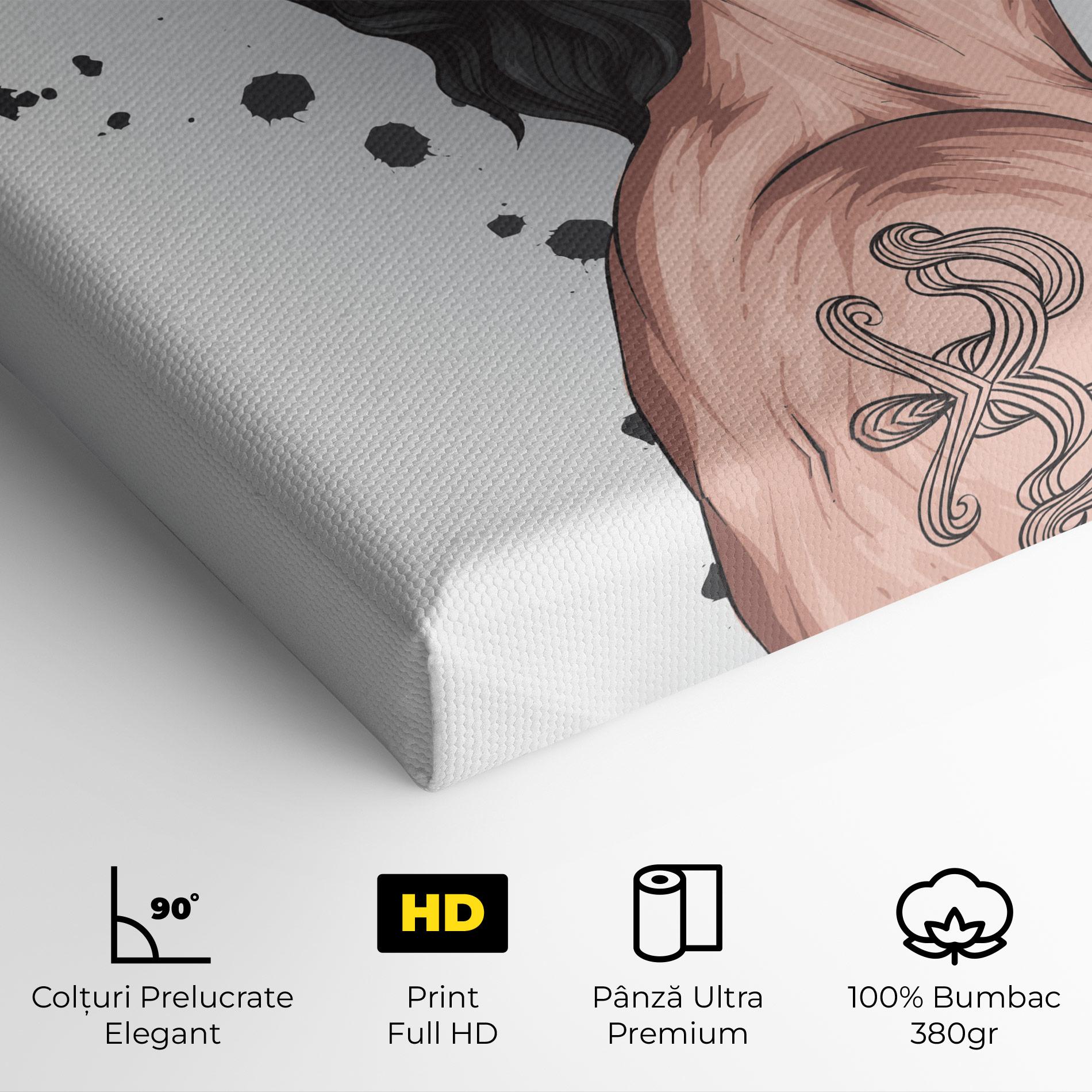 Tablou Canvas Male With Crown mockup 4