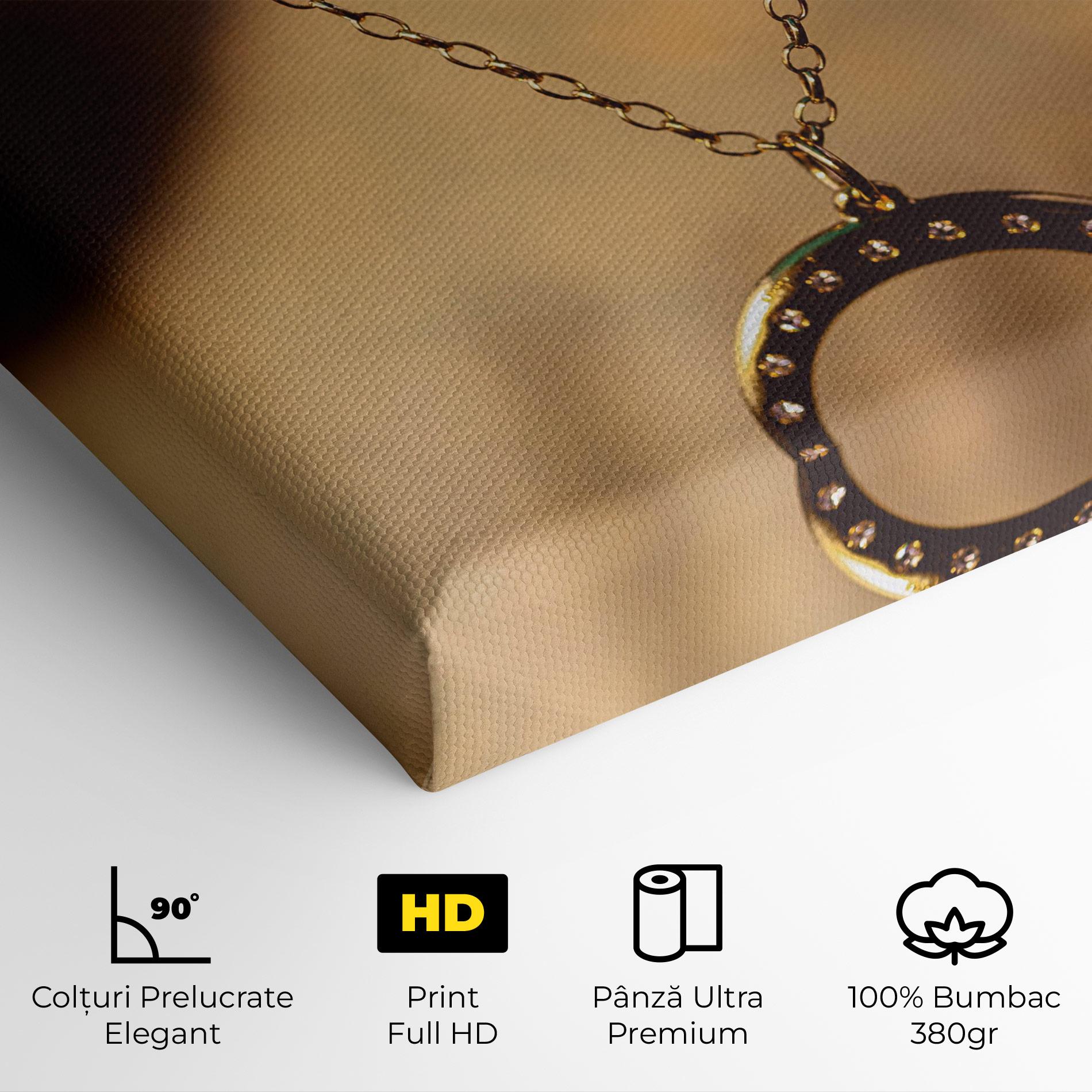 Tablou Canvas Moon Blue Necklace mockup 4