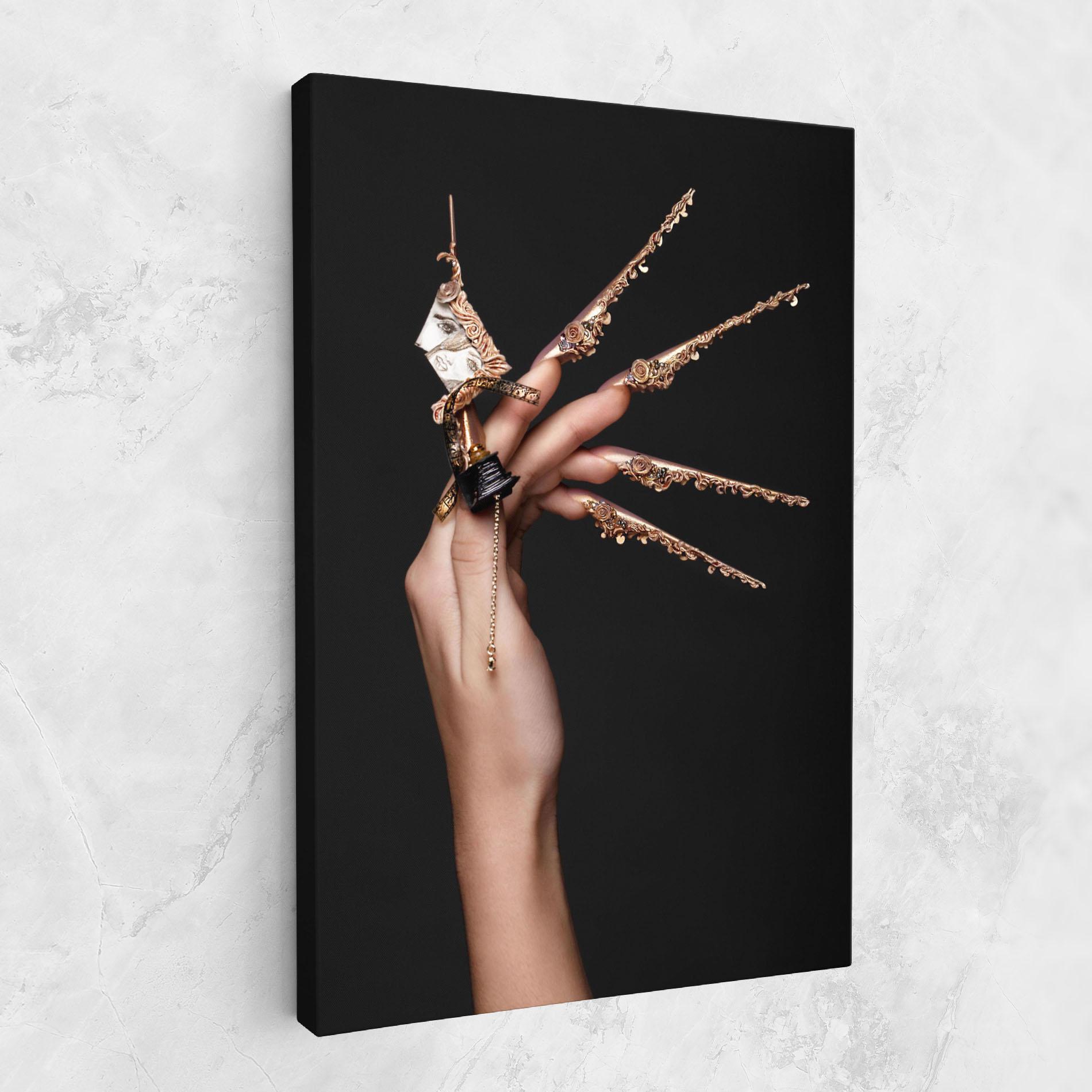 Tablou Canvas Creative Design Nails mockup 1