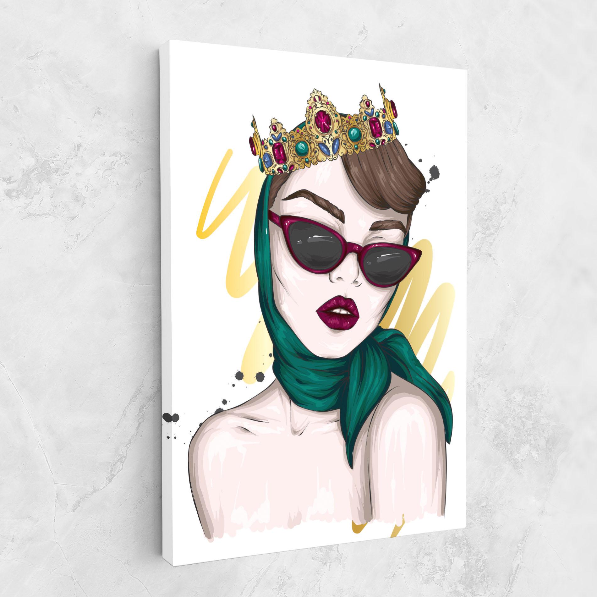 Tablou Canvas Diva Crown mockup 1