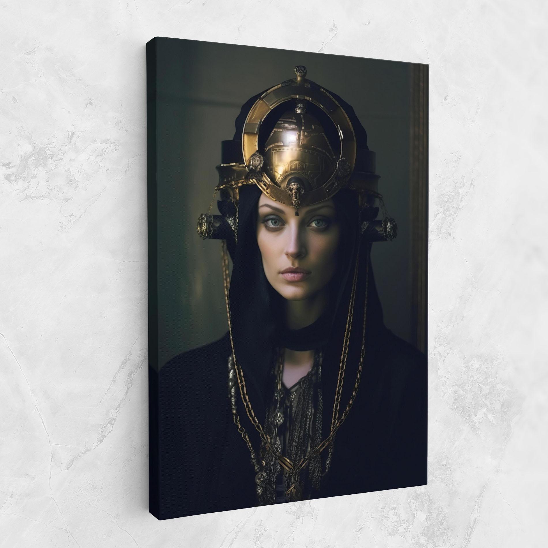 Tablou Canvas Gold Headpiece mockup 1
