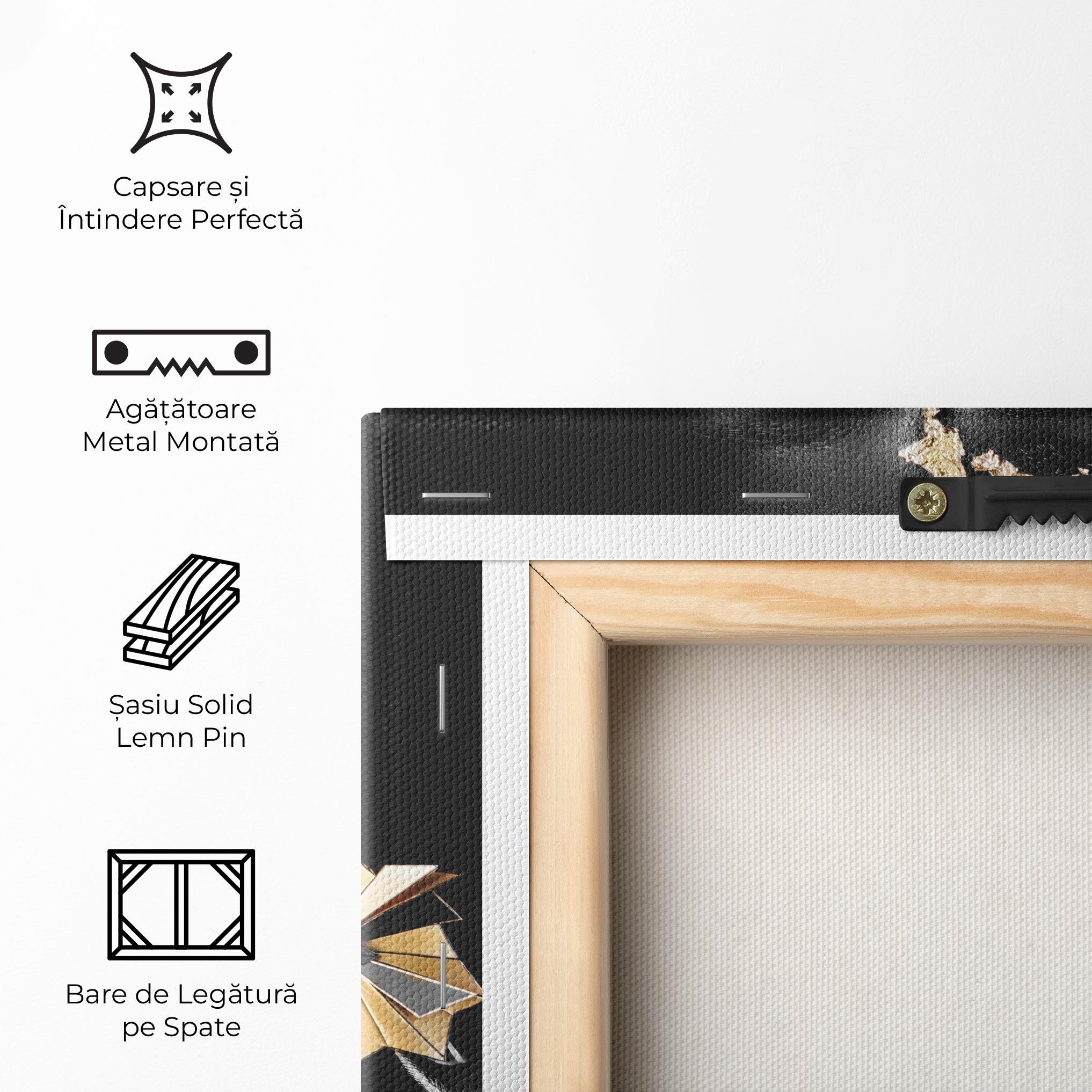 Tablou Canvas Black Art Makeup mockup 5