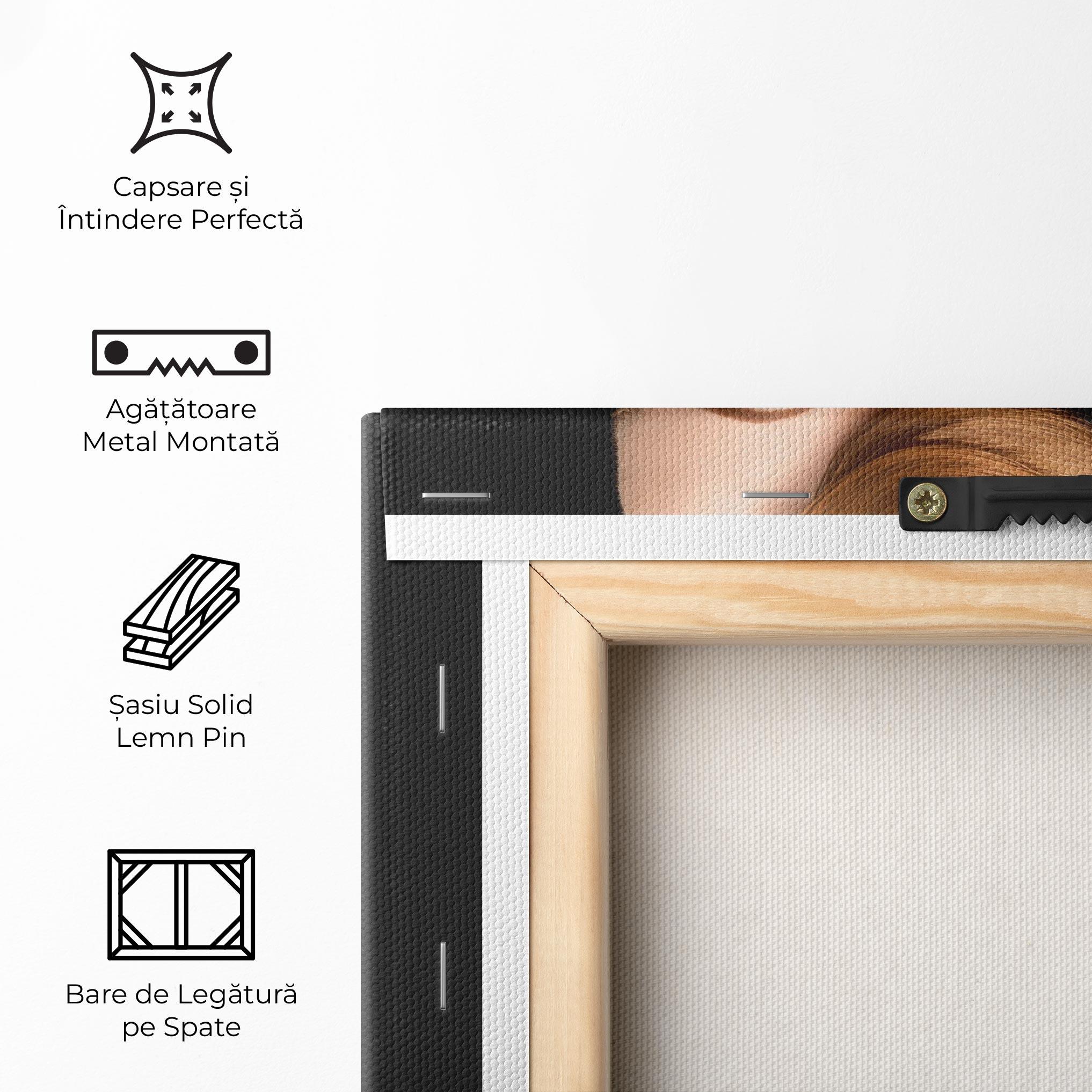 Tablou Canvas Elegant Earrings mockup 5