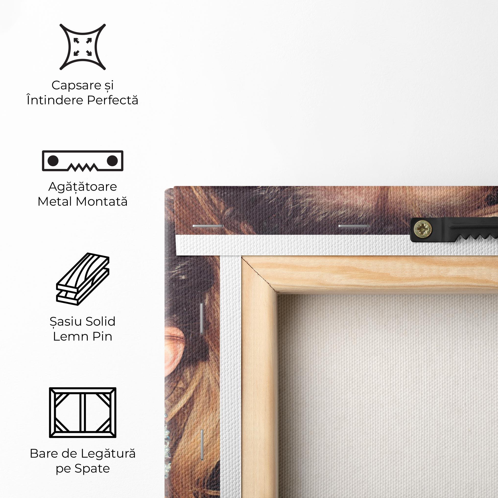 Tablou Canvas Flower Earrings mockup 5