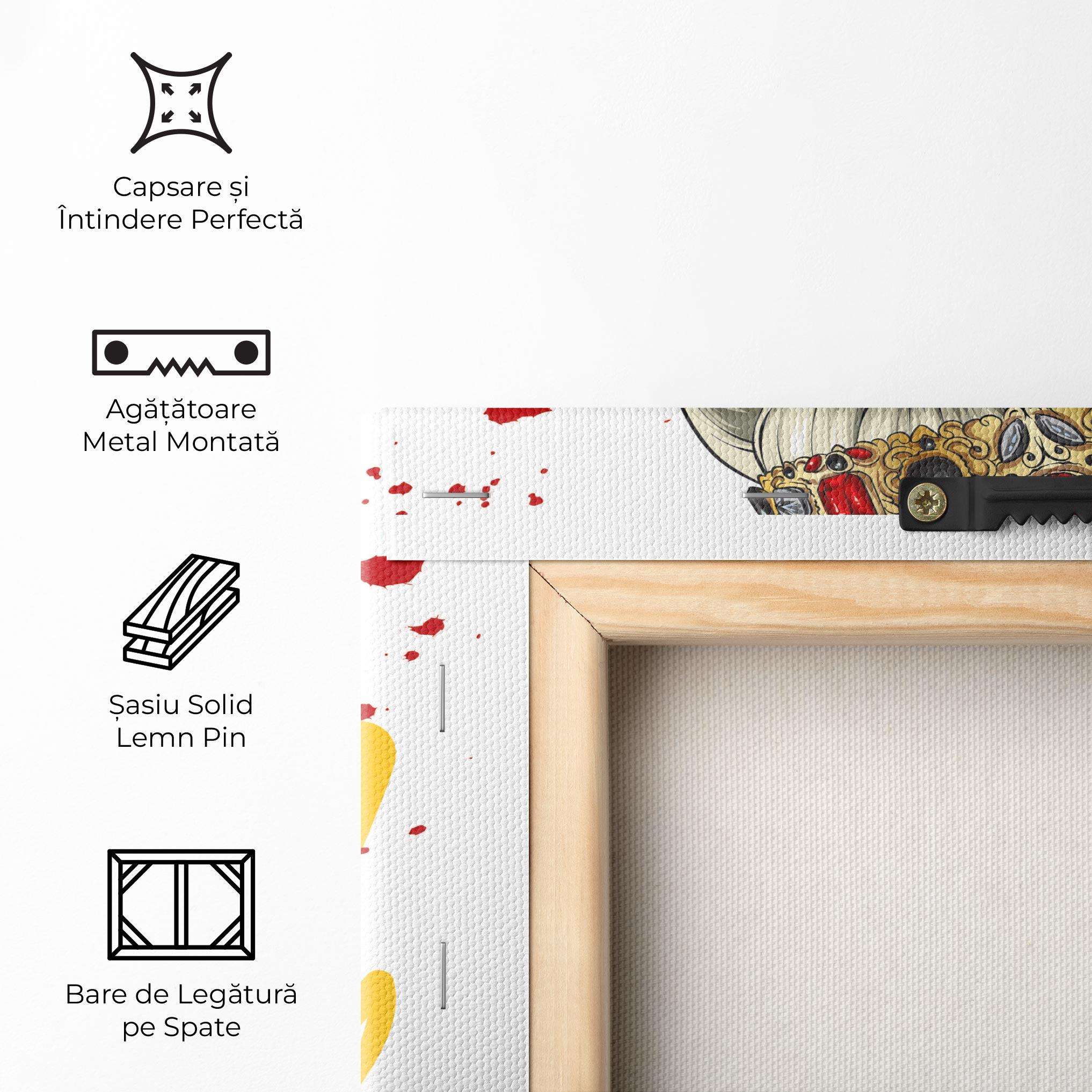 Tablou Canvas Gold Crown Woman mockup 5