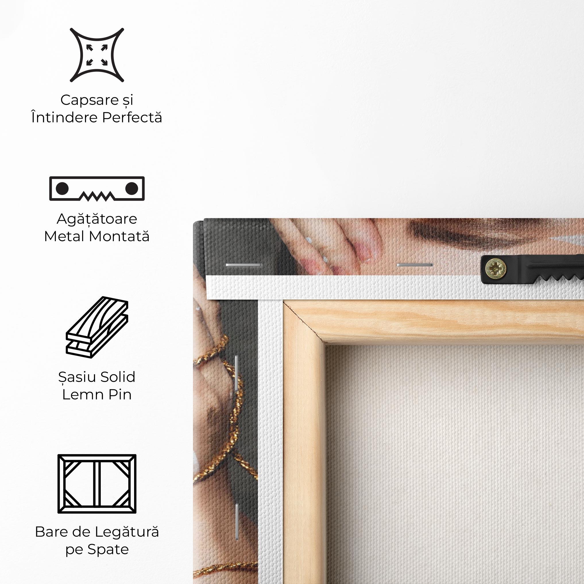 Tablou Canvas Gold Hand Accessory mockup 5