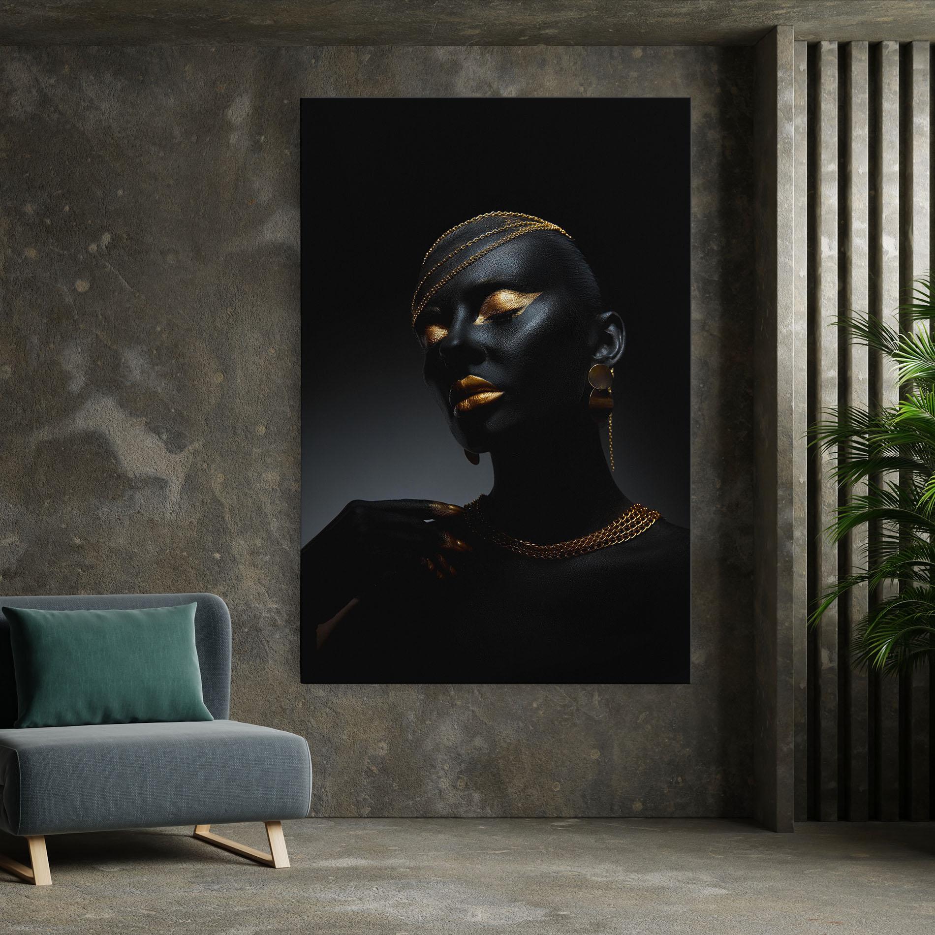 Tablou Canvas Beauty Gold mockup 7